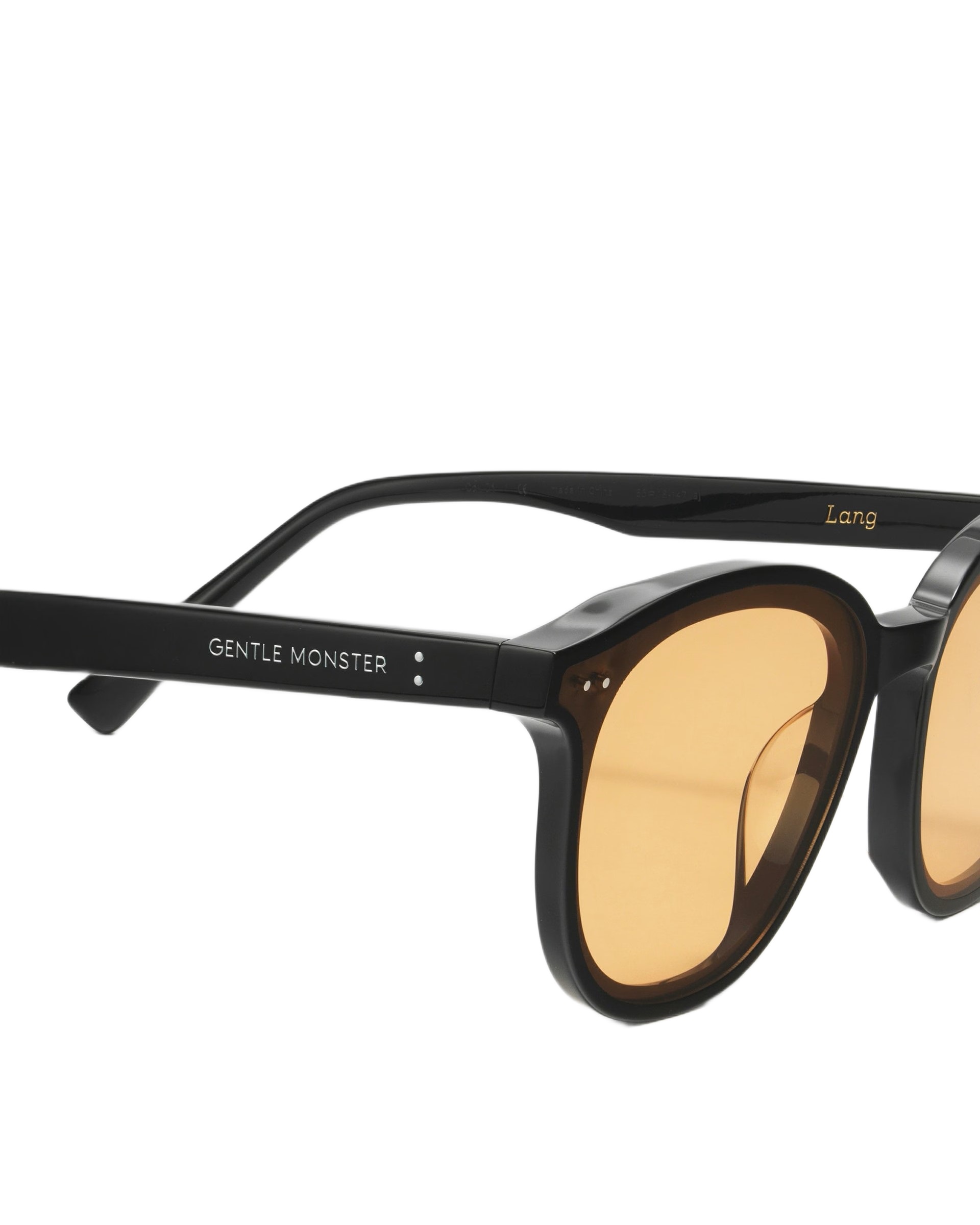 Kính mát Gentle Monster Lang 01(OR) Orange Tinted Lenses Round Acetate Frame 12