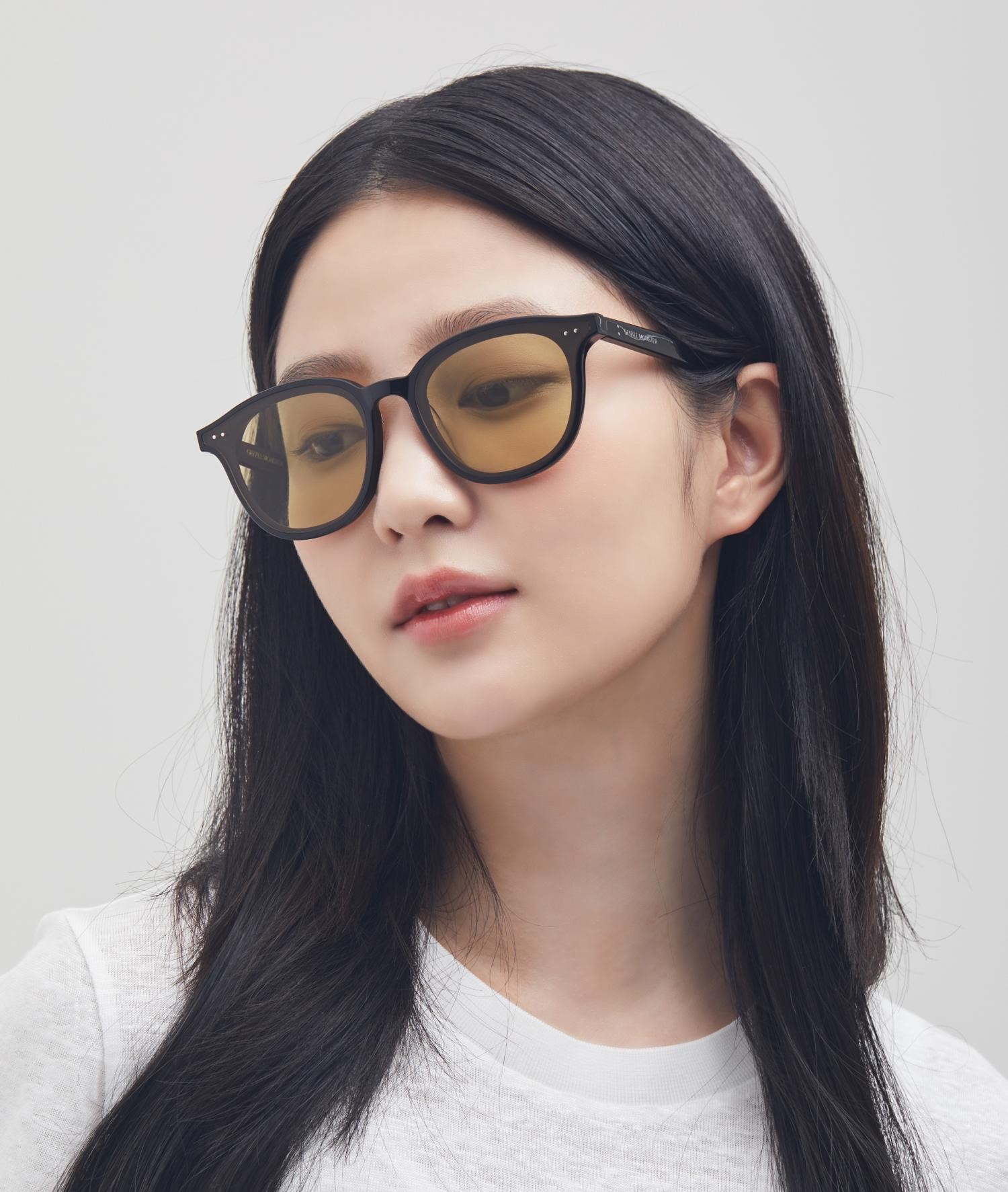 Kính mát Gentle Monster Lang 01(OR) Orange Tinted Lenses Round Acetate Frame 17
