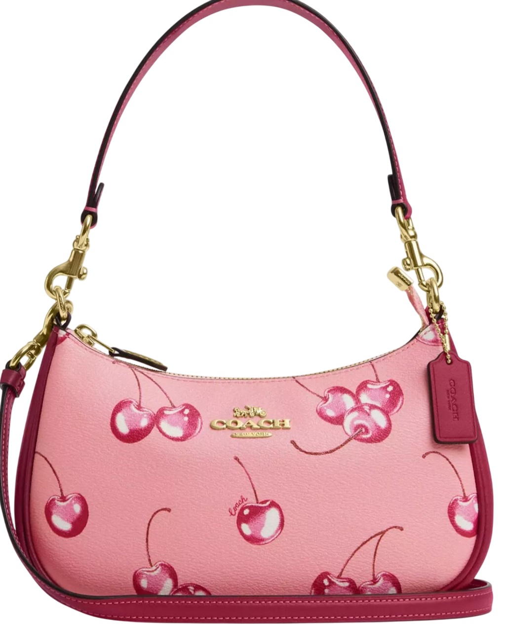 Túi đeo chéo Coach Teri Shoulder Bag In Cherry Print CR290 2