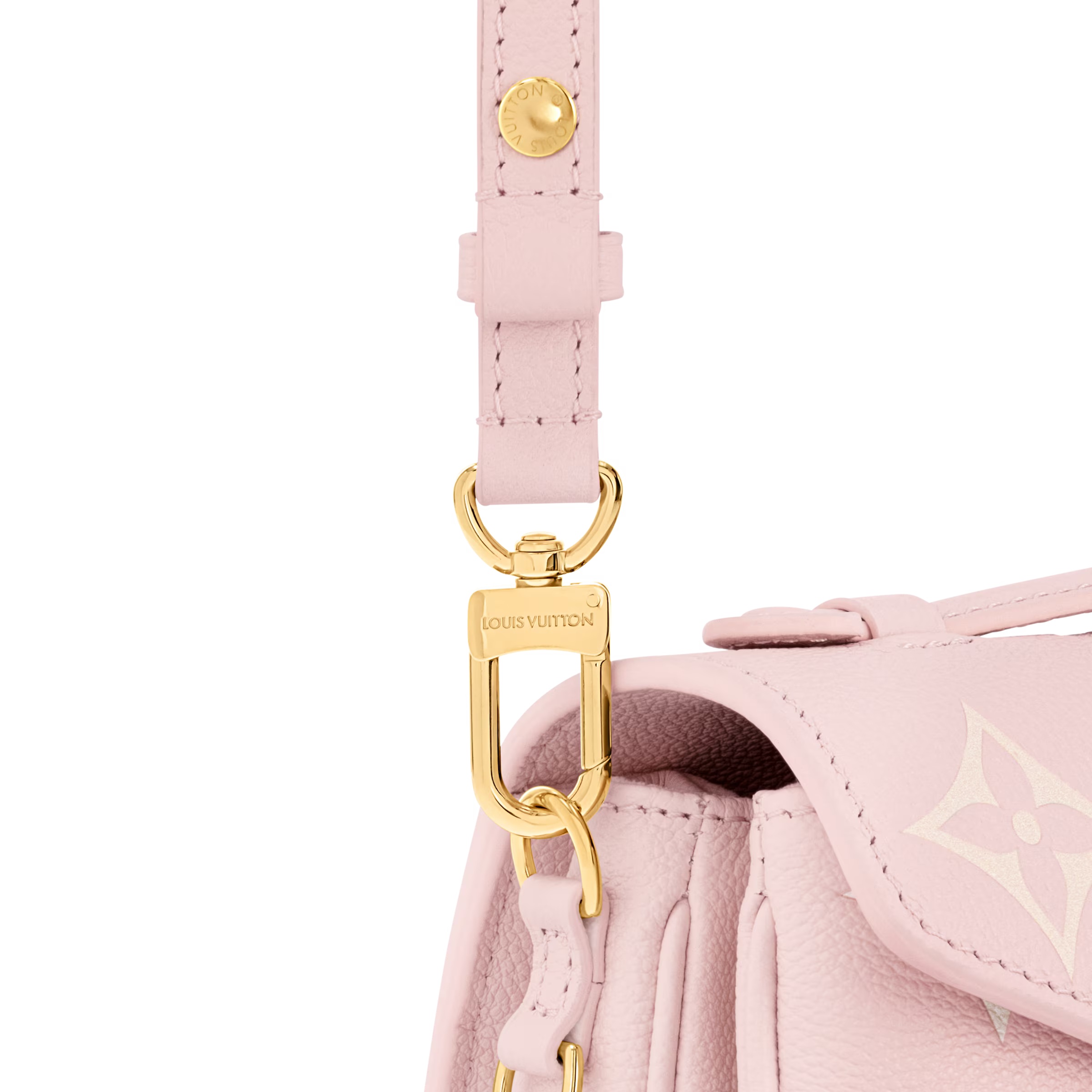 Túi xách Louis Vuitton Pochette Métis East West Monogram Empreinte Pink Quartz 1