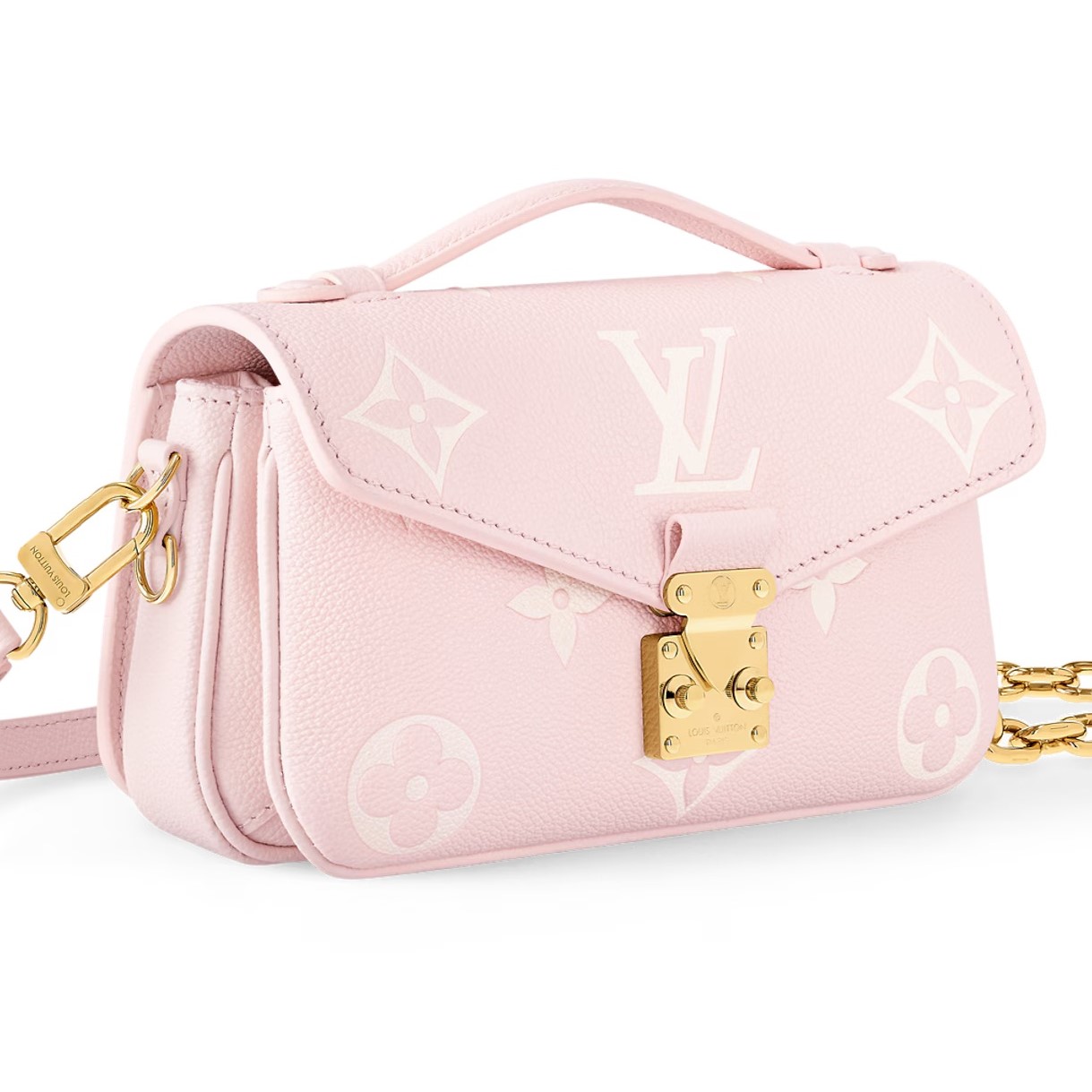 Túi xách Louis Vuitton Pochette Métis East West Monogram Empreinte Pink Quartz 3