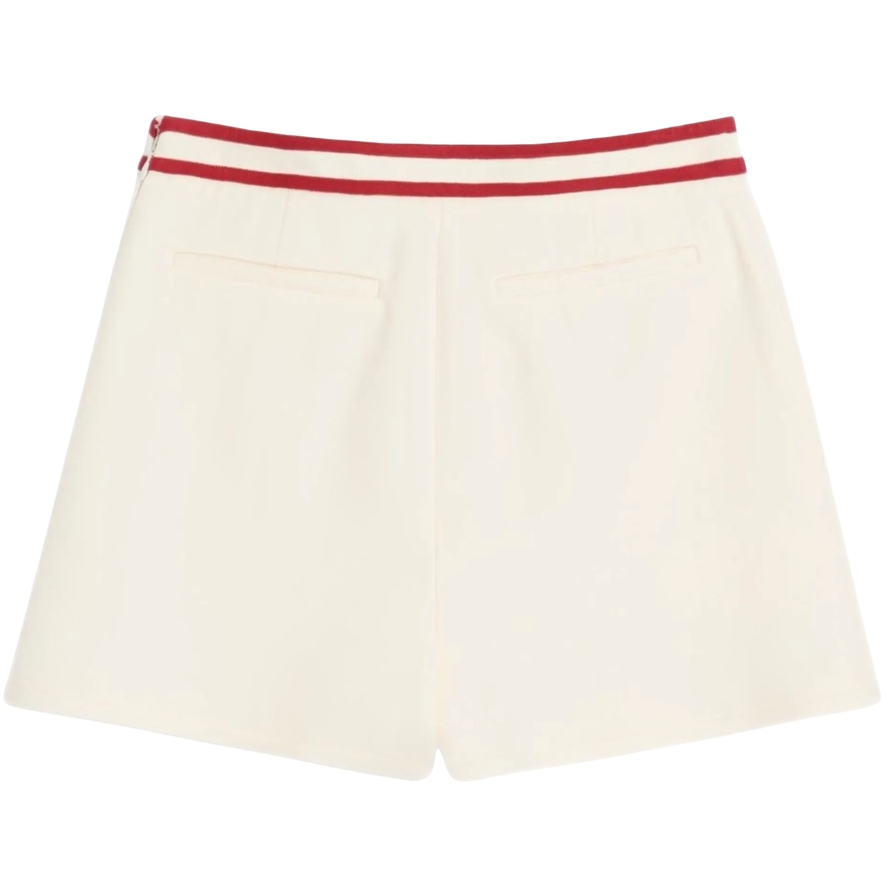 Quần ngắn nữ Valentino Crepe Couture Shorts with V Gold 2