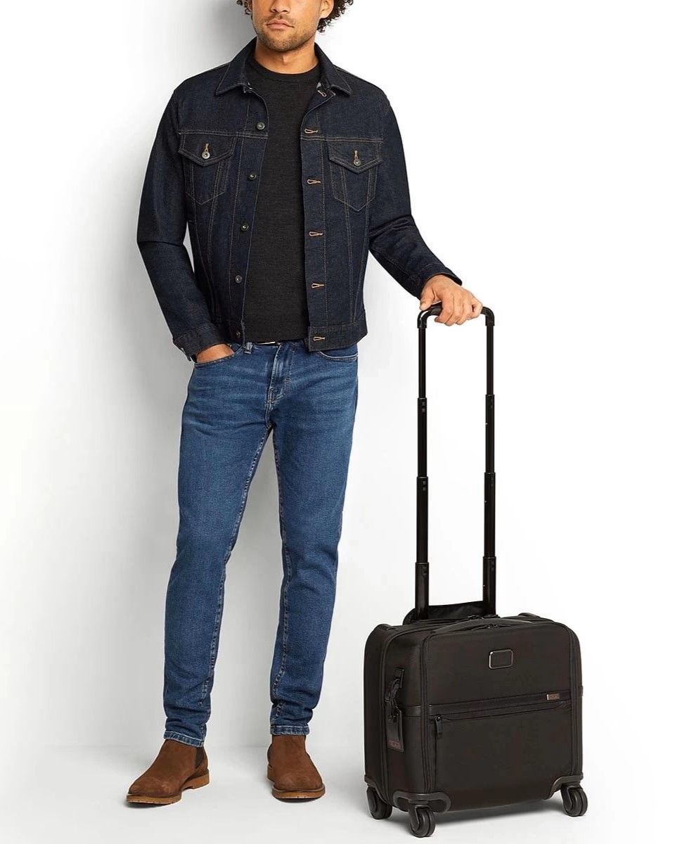 Va li Tumi Alpha 3 Compact Wheeled Brief Black 4