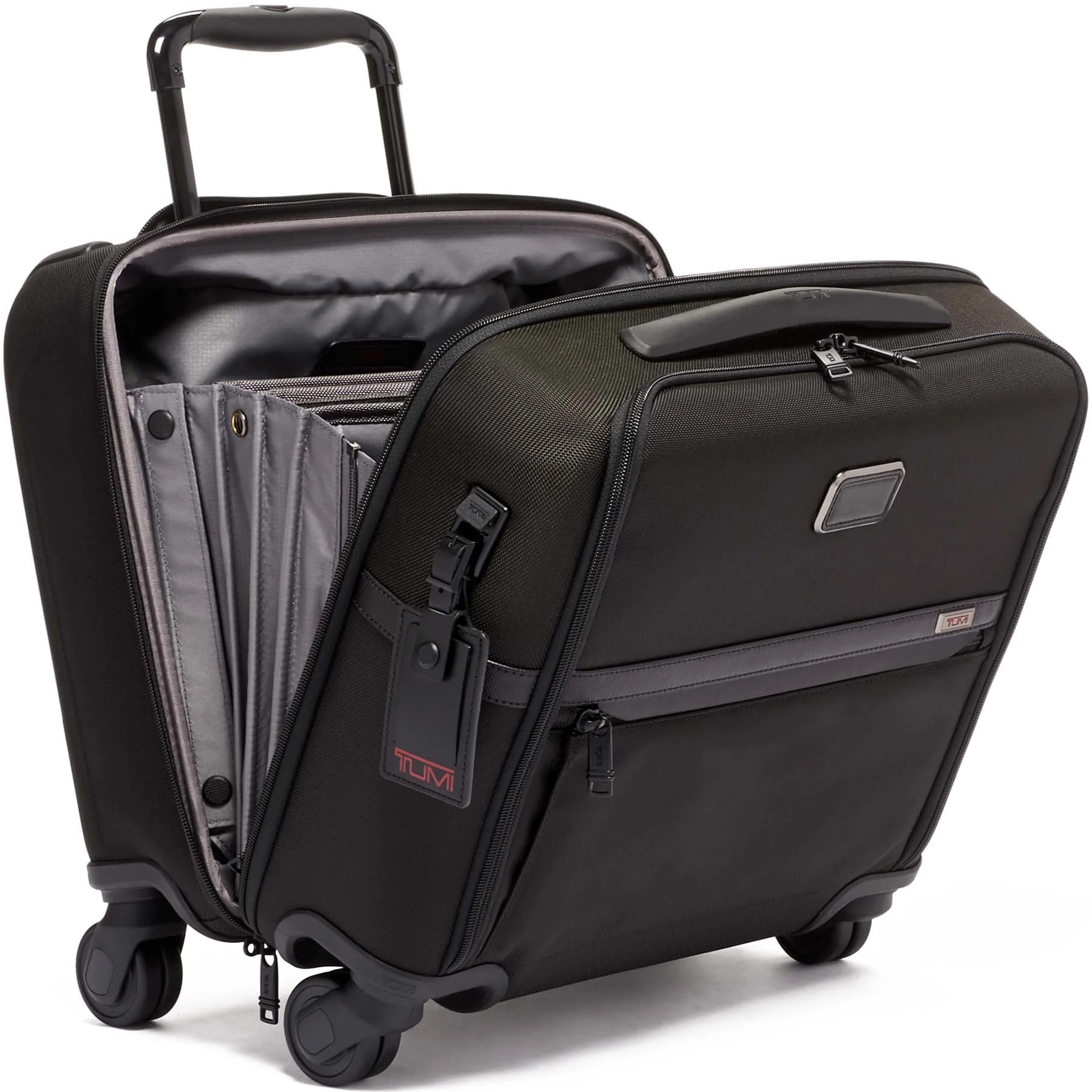 Va li Tumi Alpha 3 Compact Wheeled Brief Black 7