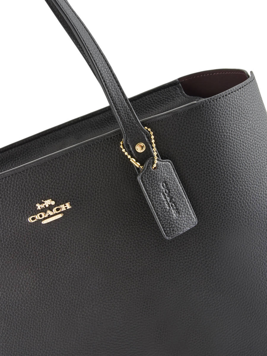 Túi nữ đeo vai Coach Central Tote With Zip Black 69424 2
