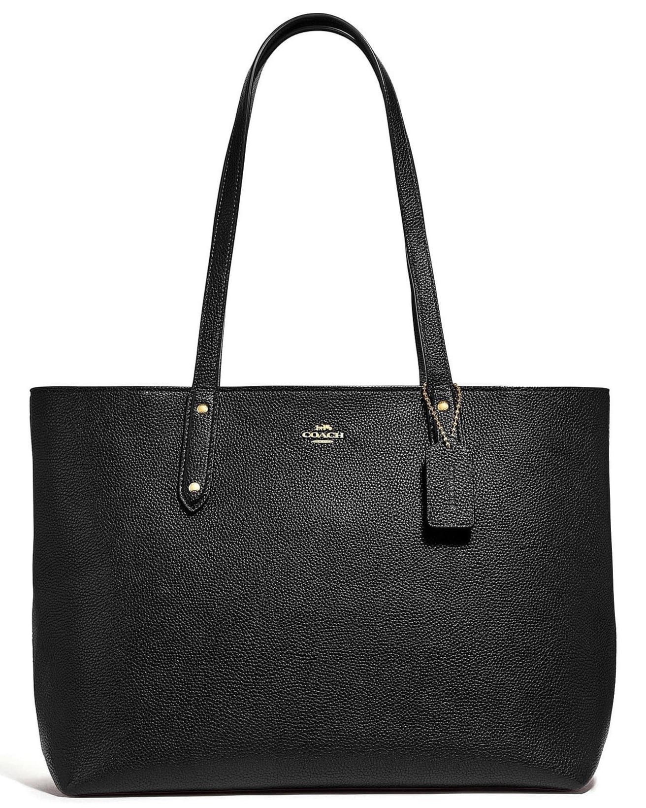 Túi nữ đeo vai Coach Central Tote With Zip Black 69424 6