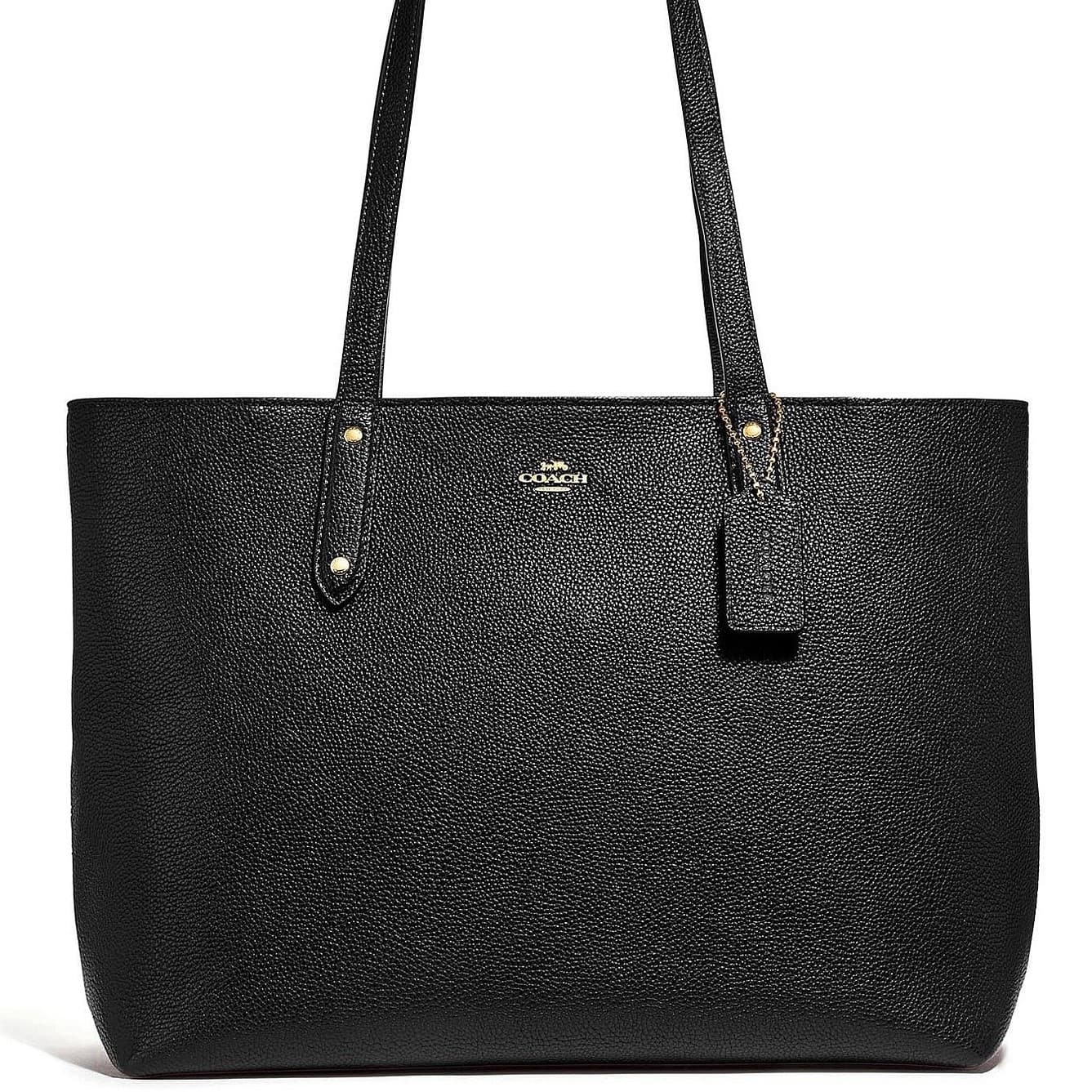 Túi nữ đeo vai Coach Central Tote With Zip Black 69424 9