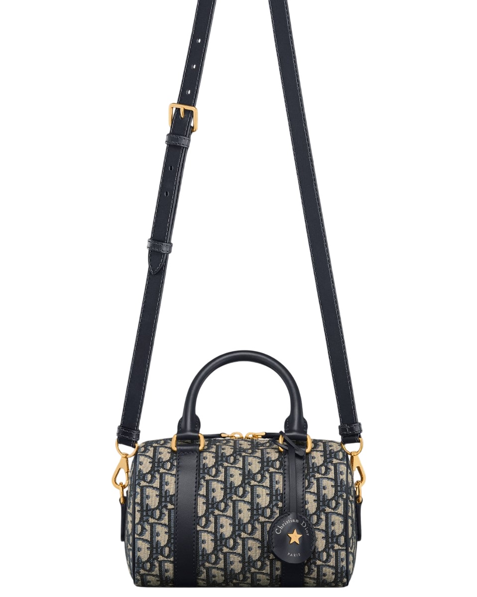 Túi xách nữ Dior Groove 20 Bag Blue Dior Oblique Jacquard 6