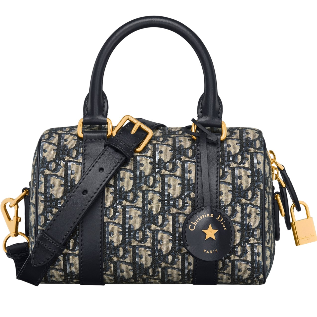 Túi xách nữ Dior Groove 20 Bag Blue Dior Oblique Jacquard 5