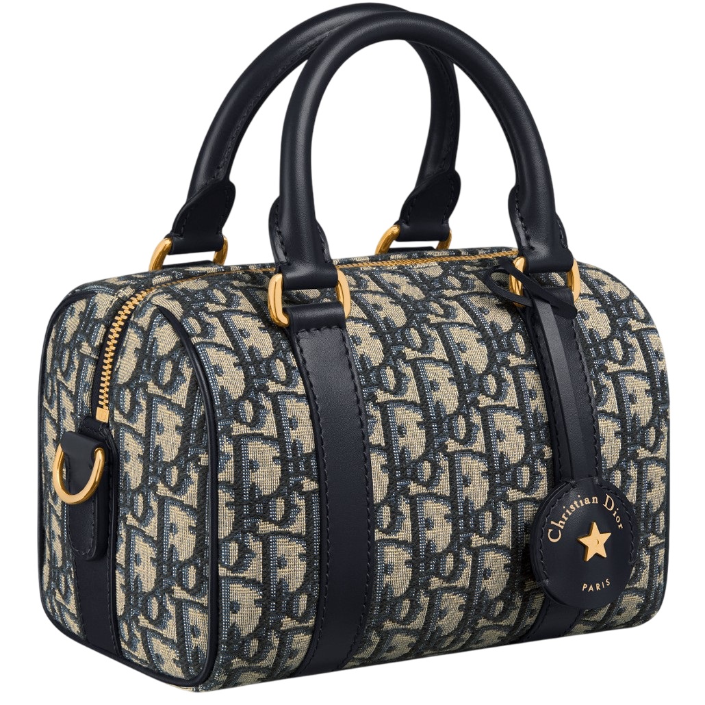 Túi xách nữ Dior Groove 20 Bag Blue Dior Oblique Jacquard 9