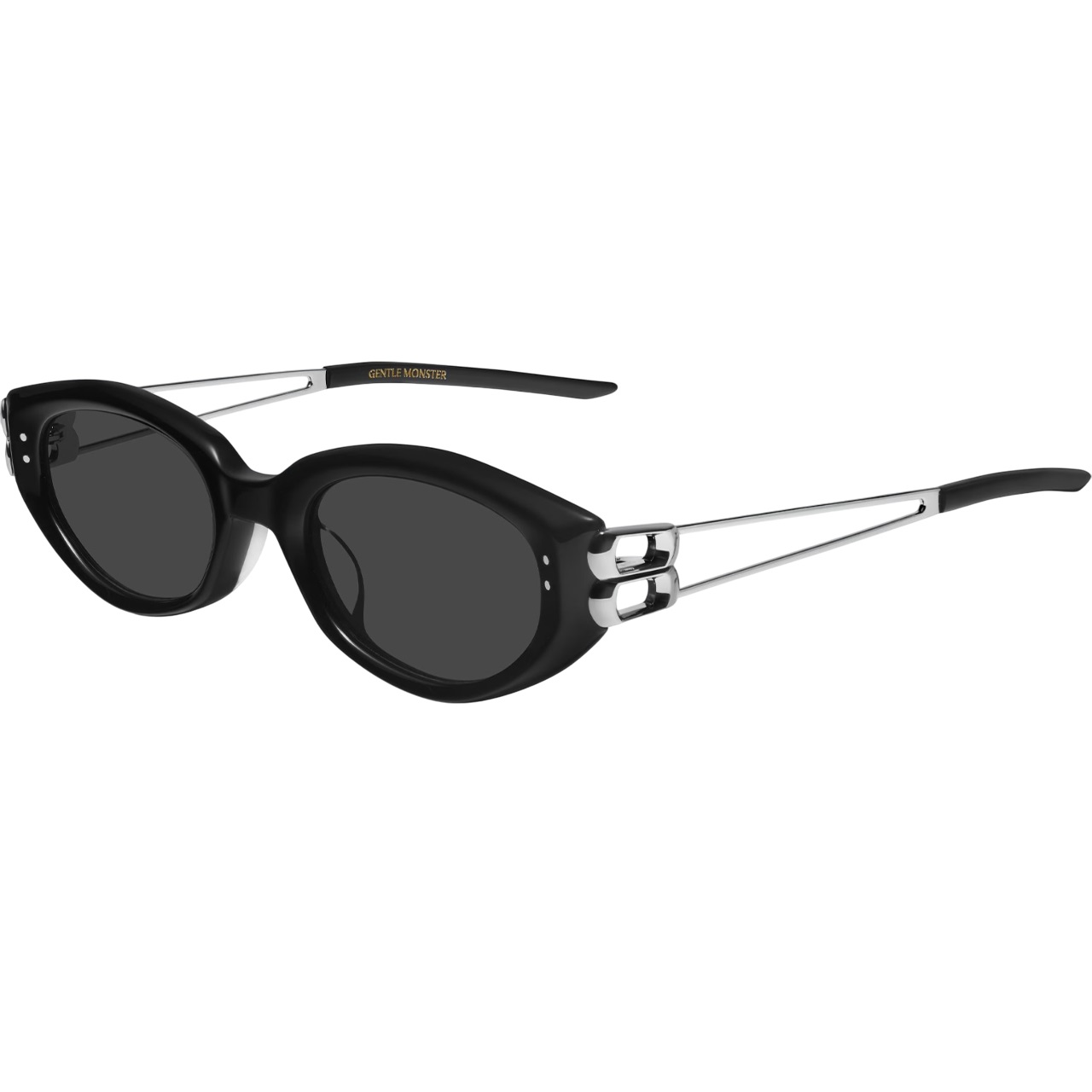 Mắt kính Gentle Monster Kunst 01 Sophisticated Cat-eye Sunglasses in Black 2