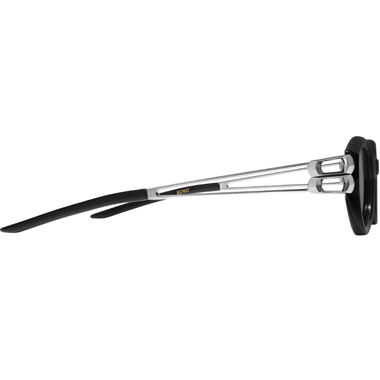 Mắt kính Gentle Monster Kunst 01 Sophisticated Cat-eye Sunglasses in Black 15