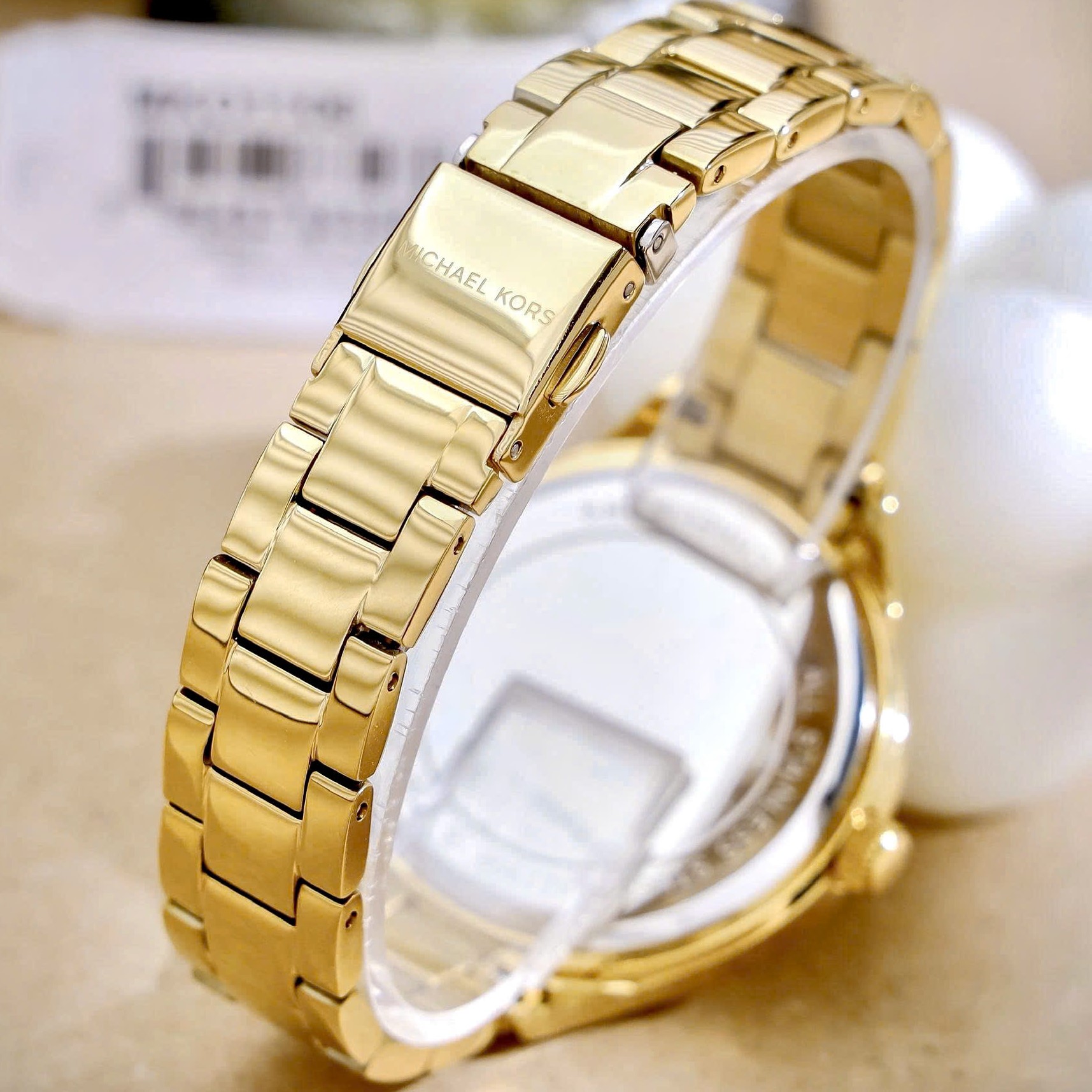 Đồng hồ đeo tay nữ Michael Kors Aspyn Watch In Gold Tone With Pavé MKO1106 10