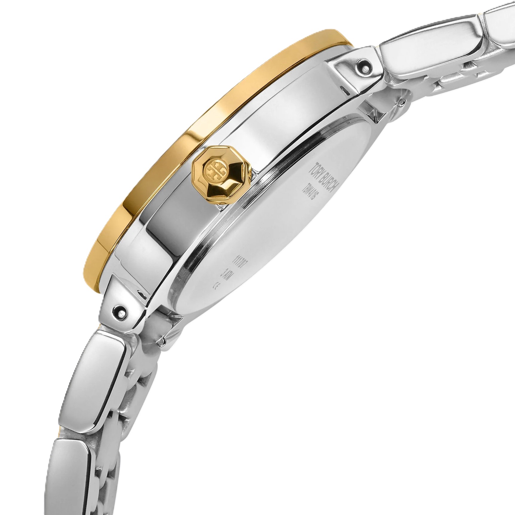 Đồng hồ đeo tay nữ Tory Burch Reva Watch Two-tone Gold Stainless Steel TBW4016 16