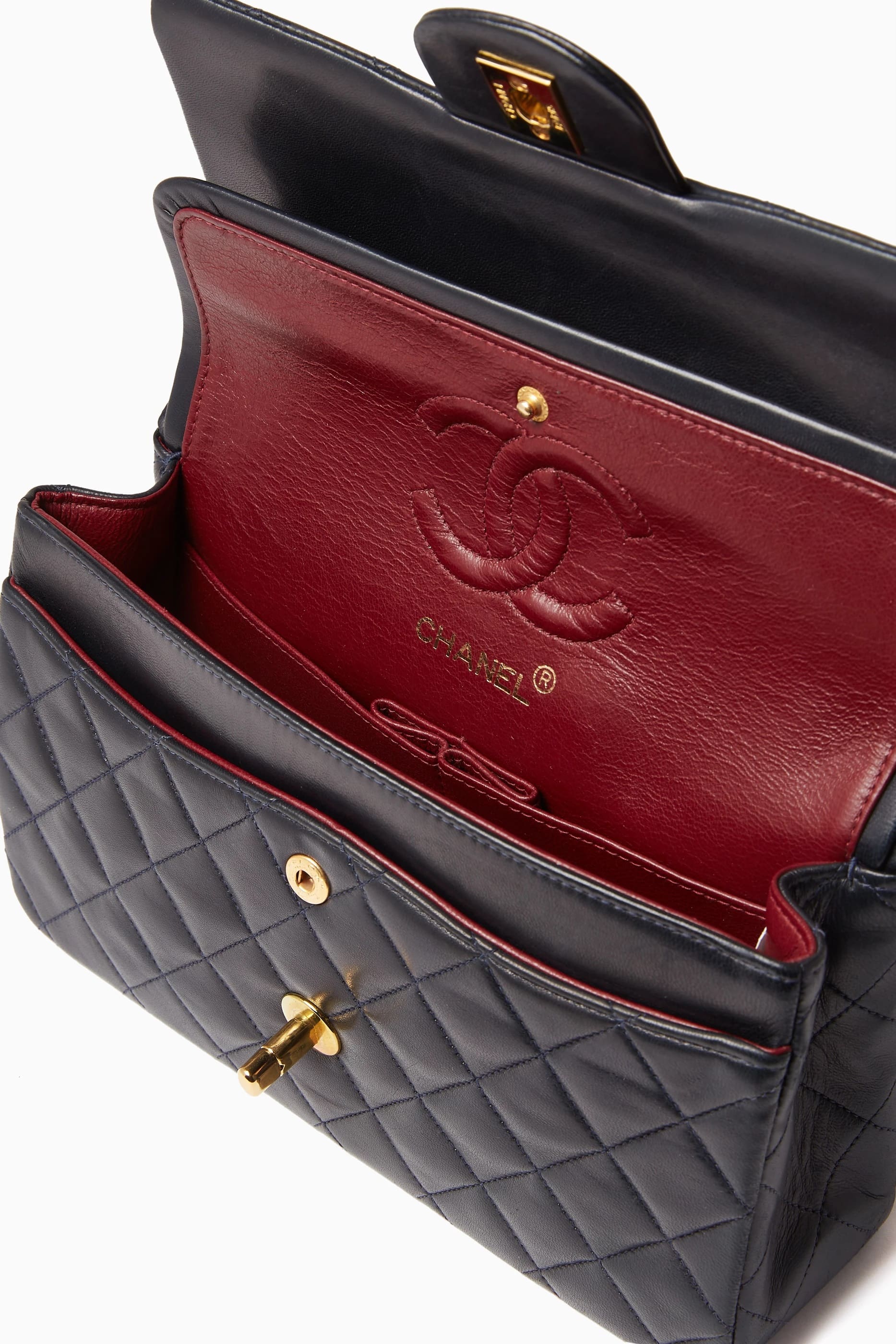 Túi đeo chéo Chanel Small Classic Double Flap Bag in Quilted Lambskin Leather 4