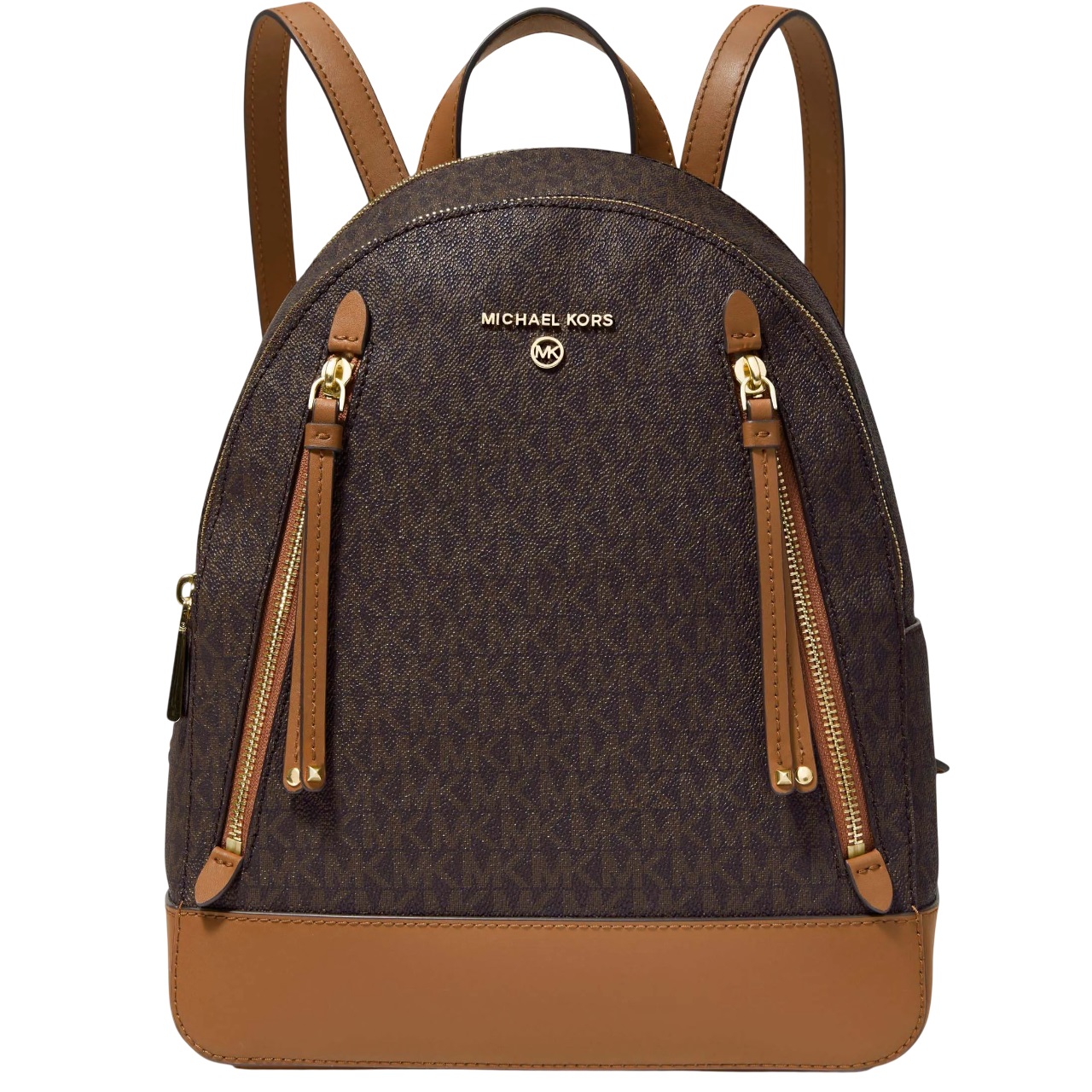 Ba lô Michael Kors Brooklyn Medium Monogram Backpack Dark Brown Acorn Brown 30H1GBNB2B252 2