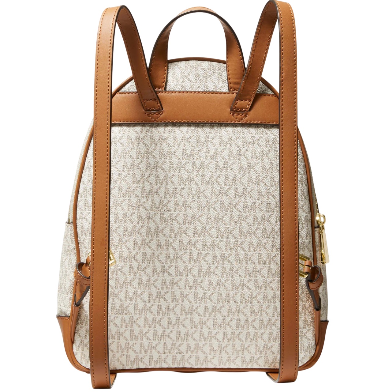 Ba lô Michael Kors Brooklyn Medium Monogram Backpack Vanilla White Acorn Brown 30H1GBNB2B149 1