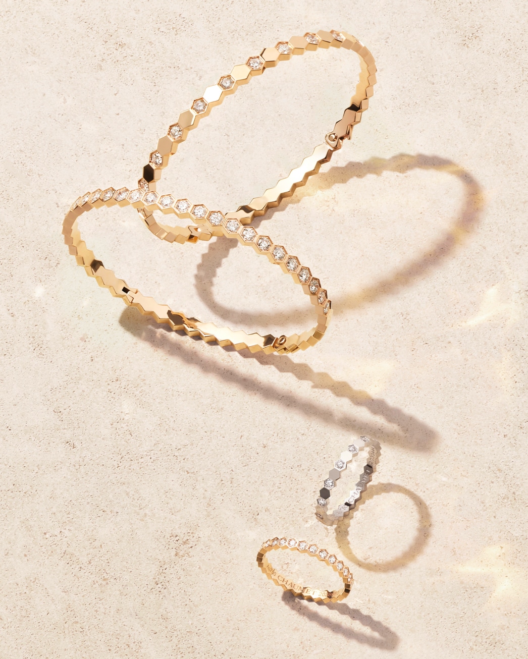Vòng đeo tay Bee de Chaumet Bracelet Rose Gold Diamonds 2