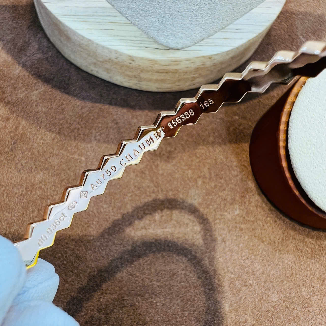 Vòng đeo tay Bee de Chaumet Bracelet Rose Gold Diamonds 5
