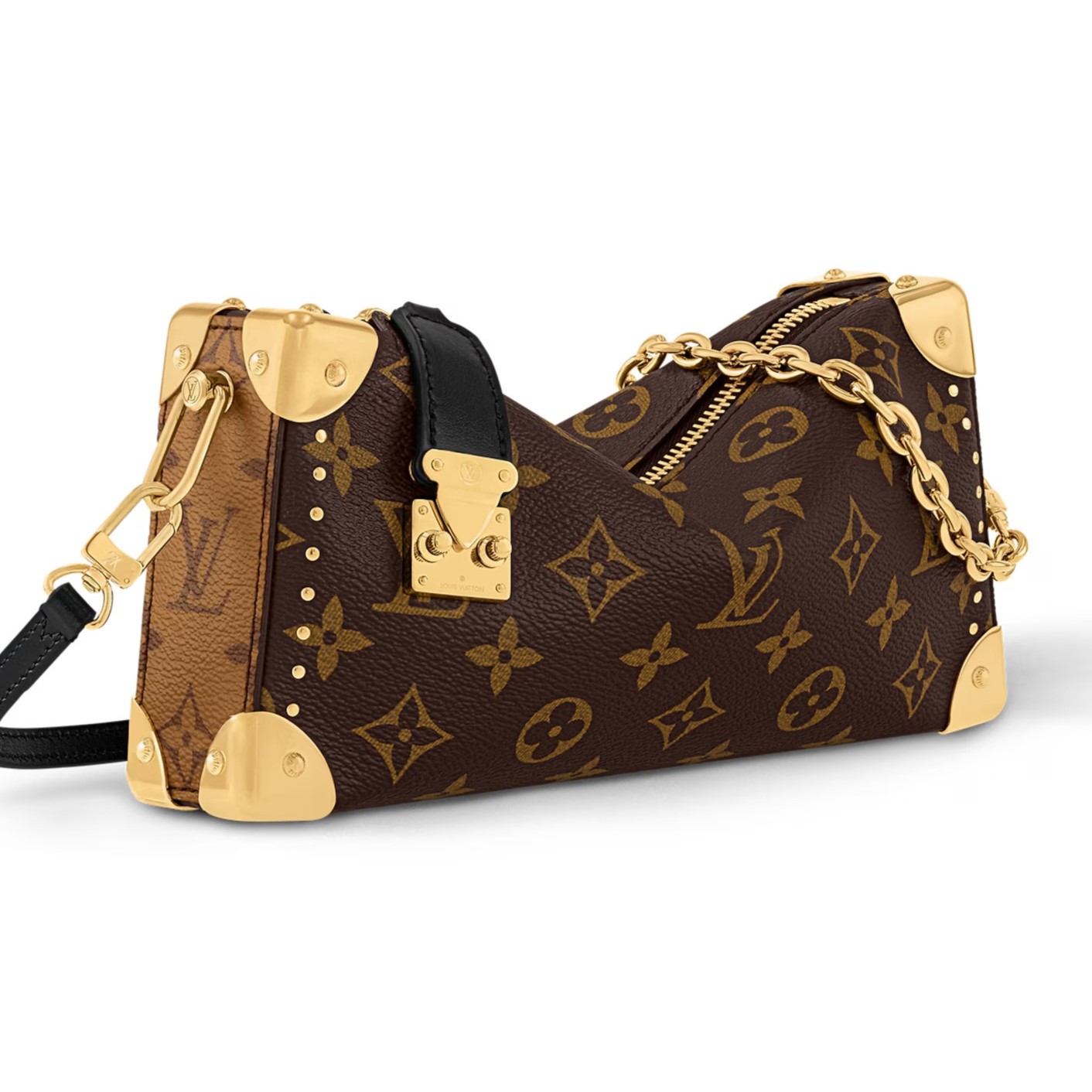 Túi xách LV nữ Louis Vuitton Slim Trunk Monogram Canvas 4
