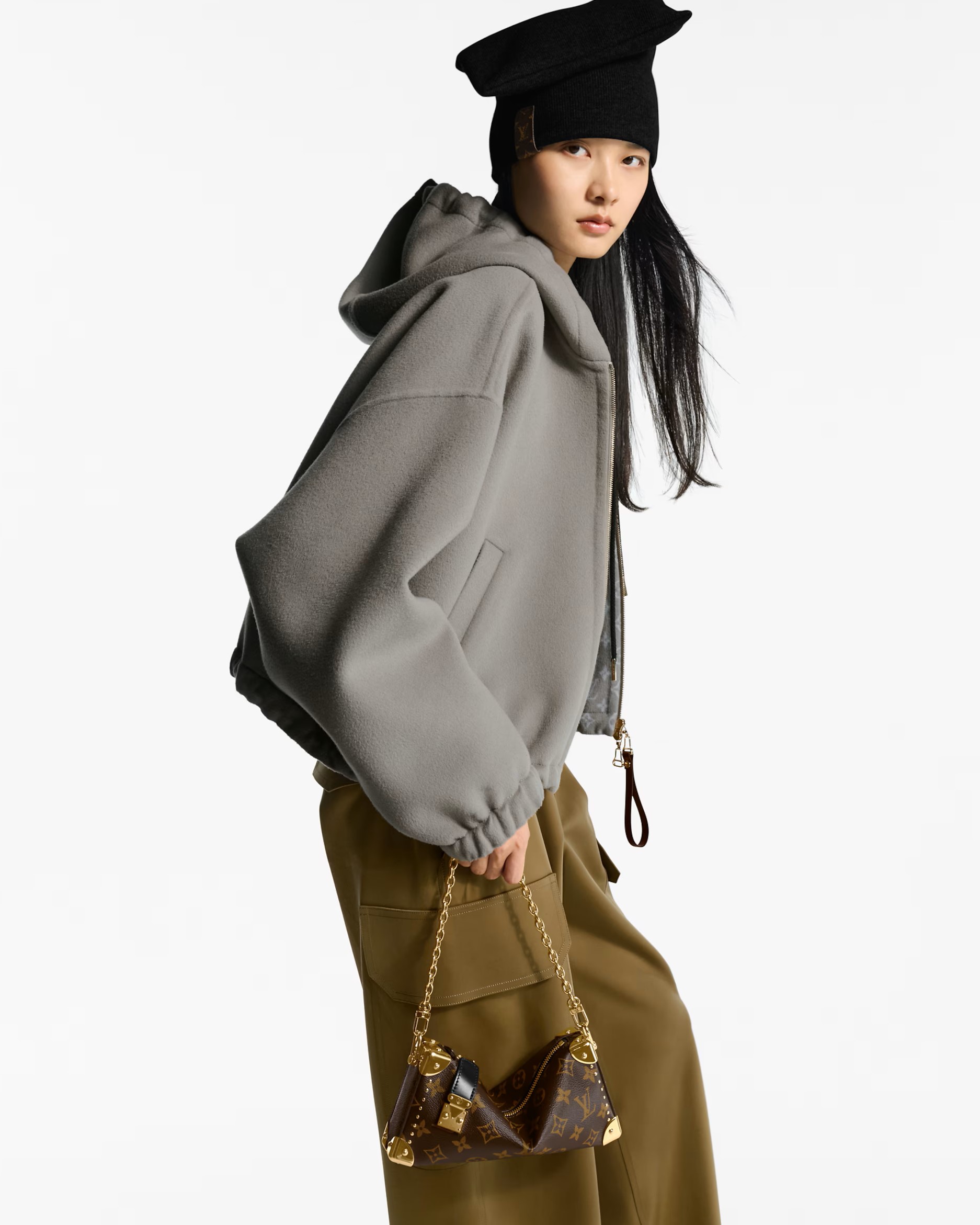 Túi xách LV nữ Louis Vuitton Slim Trunk Monogram Canvas 7