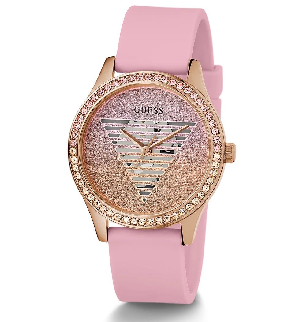 Đồng hồ đeo tay nữ Guess Ladies Idol Pink Rose Gold Tone Analog Watch GW0530L4 1