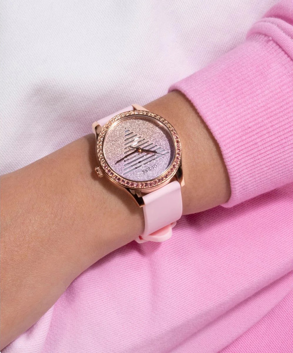 Đồng hồ đeo tay nữ Guess Ladies Idol Pink Rose Gold Tone Analog Watch GW0530L4 3