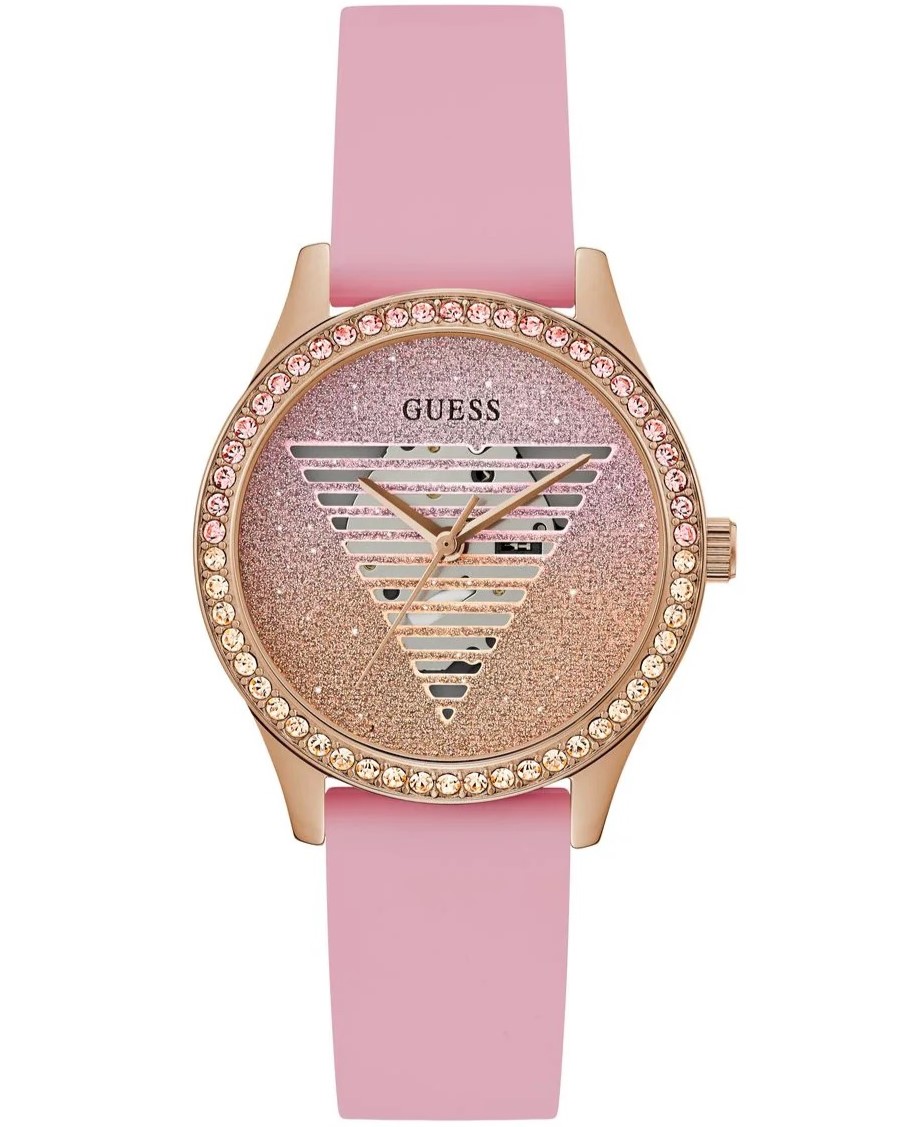 Đồng hồ đeo tay nữ Guess Ladies Idol Pink Rose Gold Tone Analog Watch GW0530L4 5