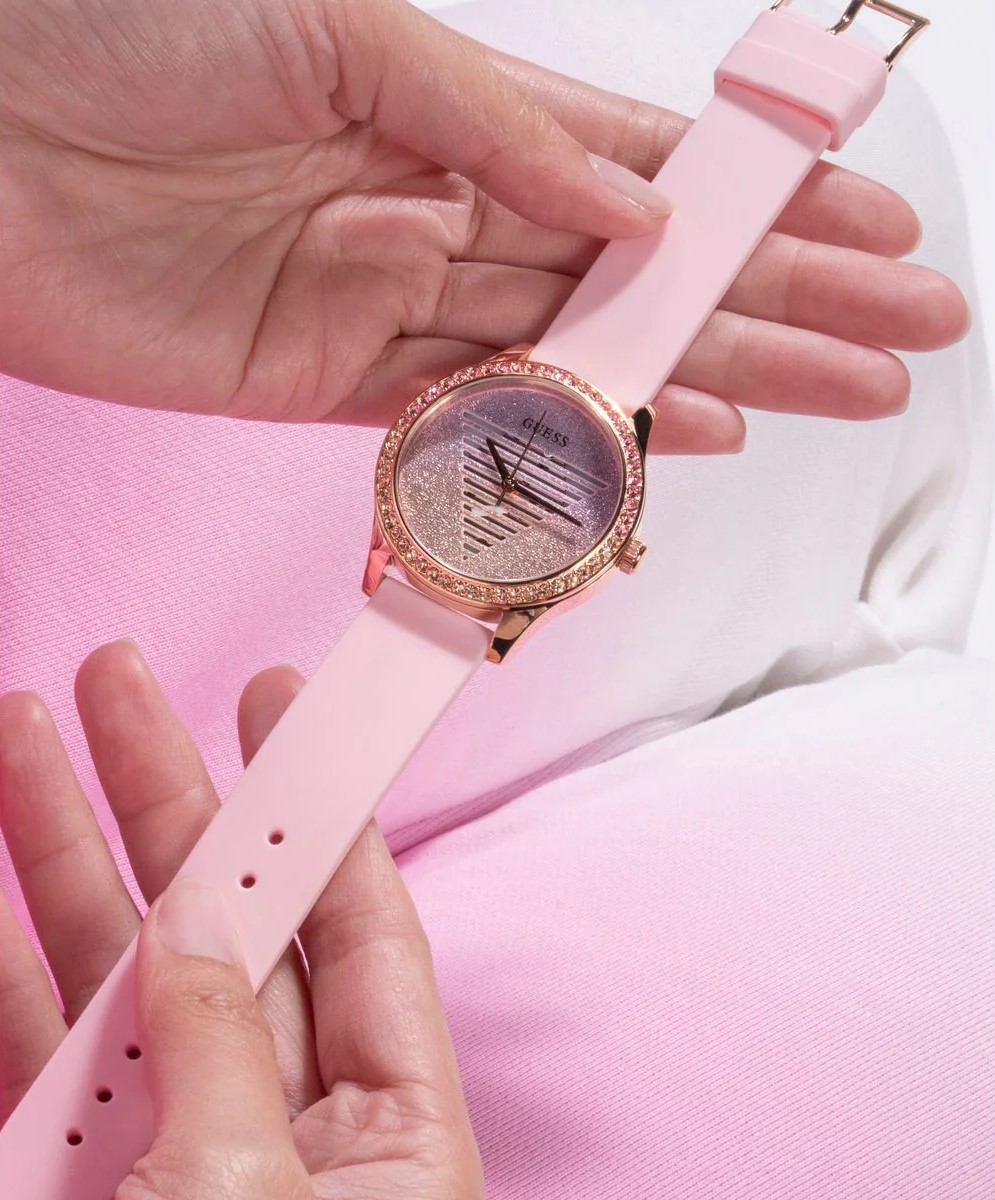 Đồng hồ đeo tay nữ Guess Ladies Idol Pink Rose Gold Tone Analog Watch GW0530L4 6