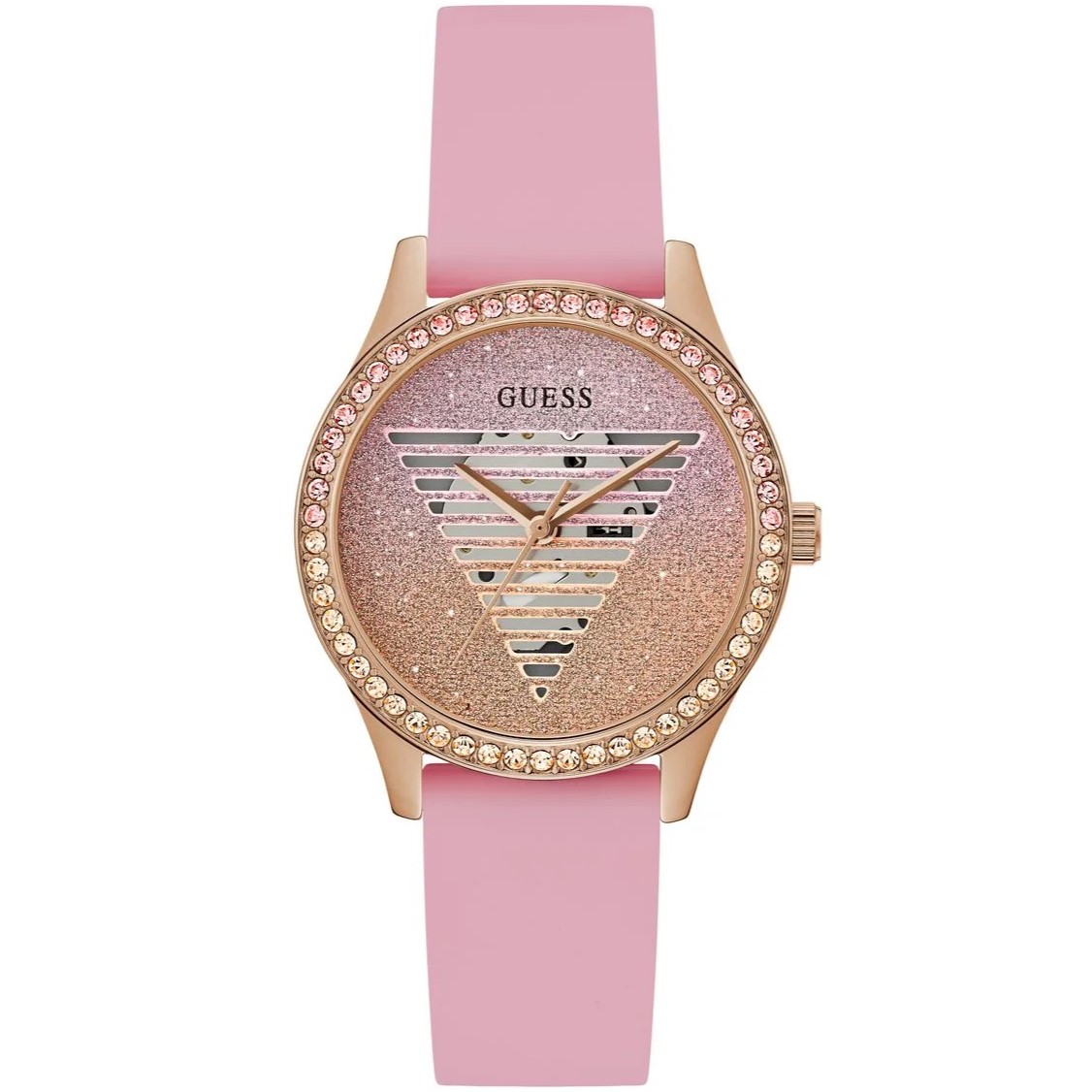 Đồng hồ đeo tay nữ Guess Ladies Idol Pink Rose Gold Tone Analog Watch GW0530L4 2