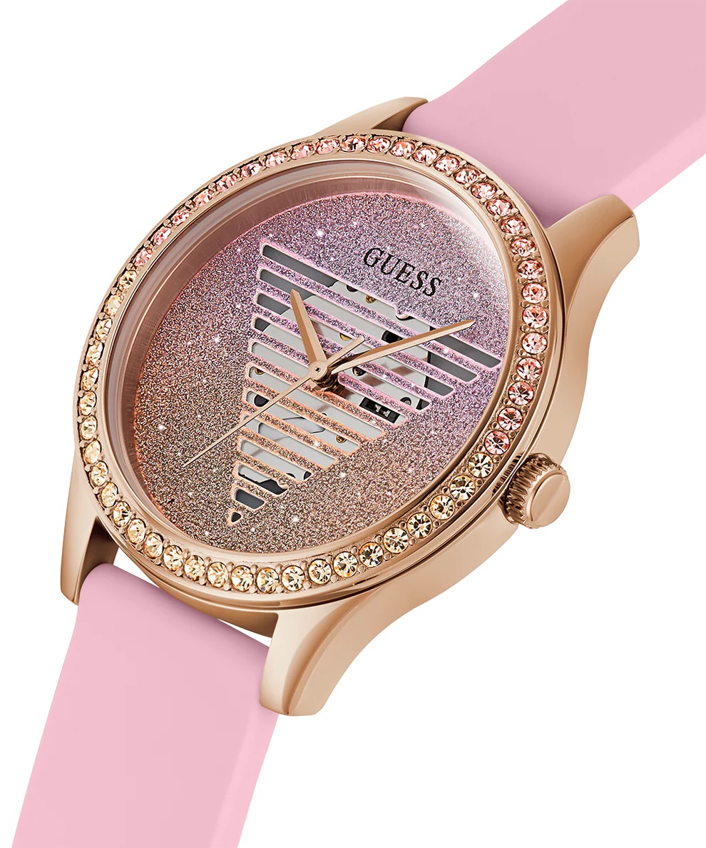 Đồng hồ đeo tay nữ Guess Ladies Idol Pink Rose Gold Tone Analog Watch GW0530L4 9