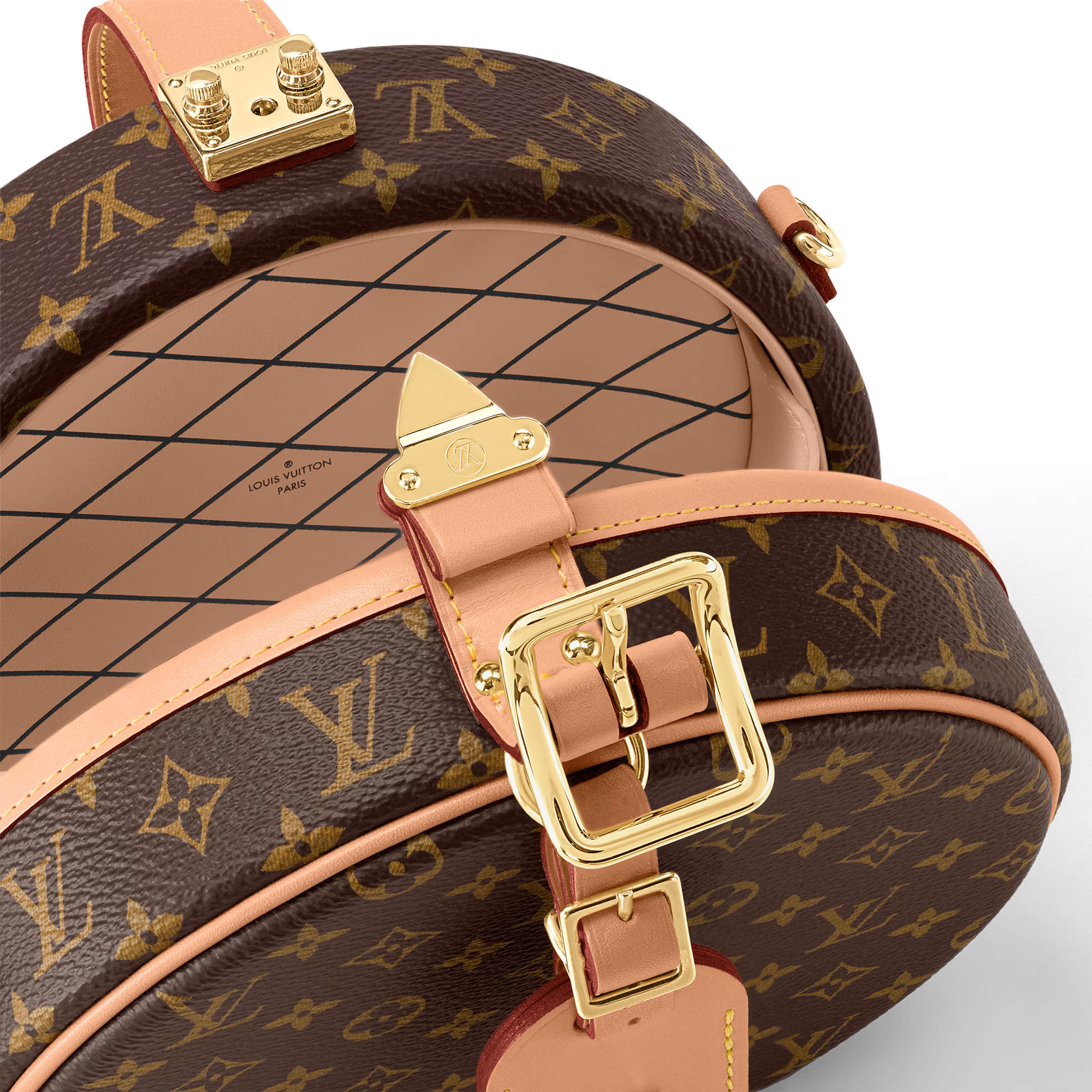 Túi xách LV nữ Louis Vuitton Petite Boite Chapeau Monogram Canvas M43514 4