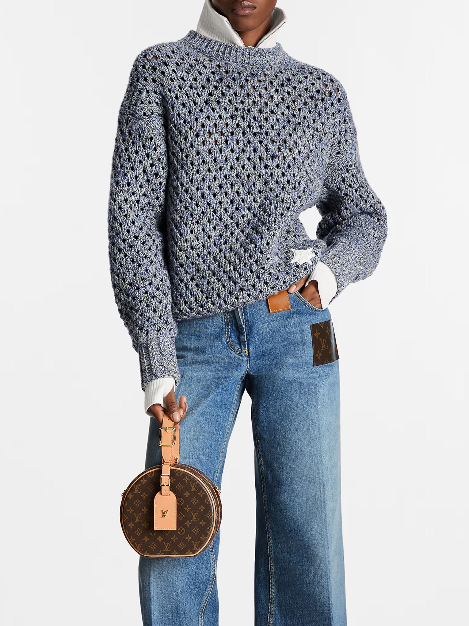 Túi xách LV nữ Louis Vuitton Petite Boite Chapeau Monogram Canvas M43514 10