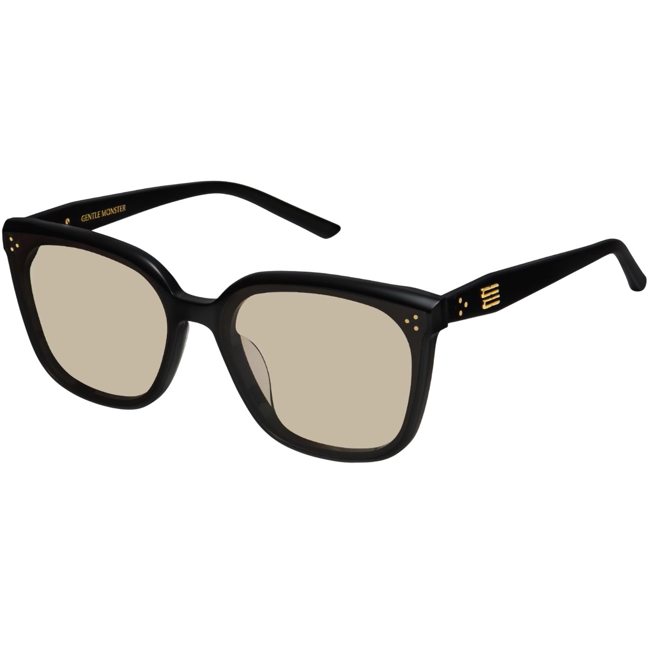 Kính Gentle Monster Loloe 01(BR) Brown Lenses Black Acetate Frame 5
