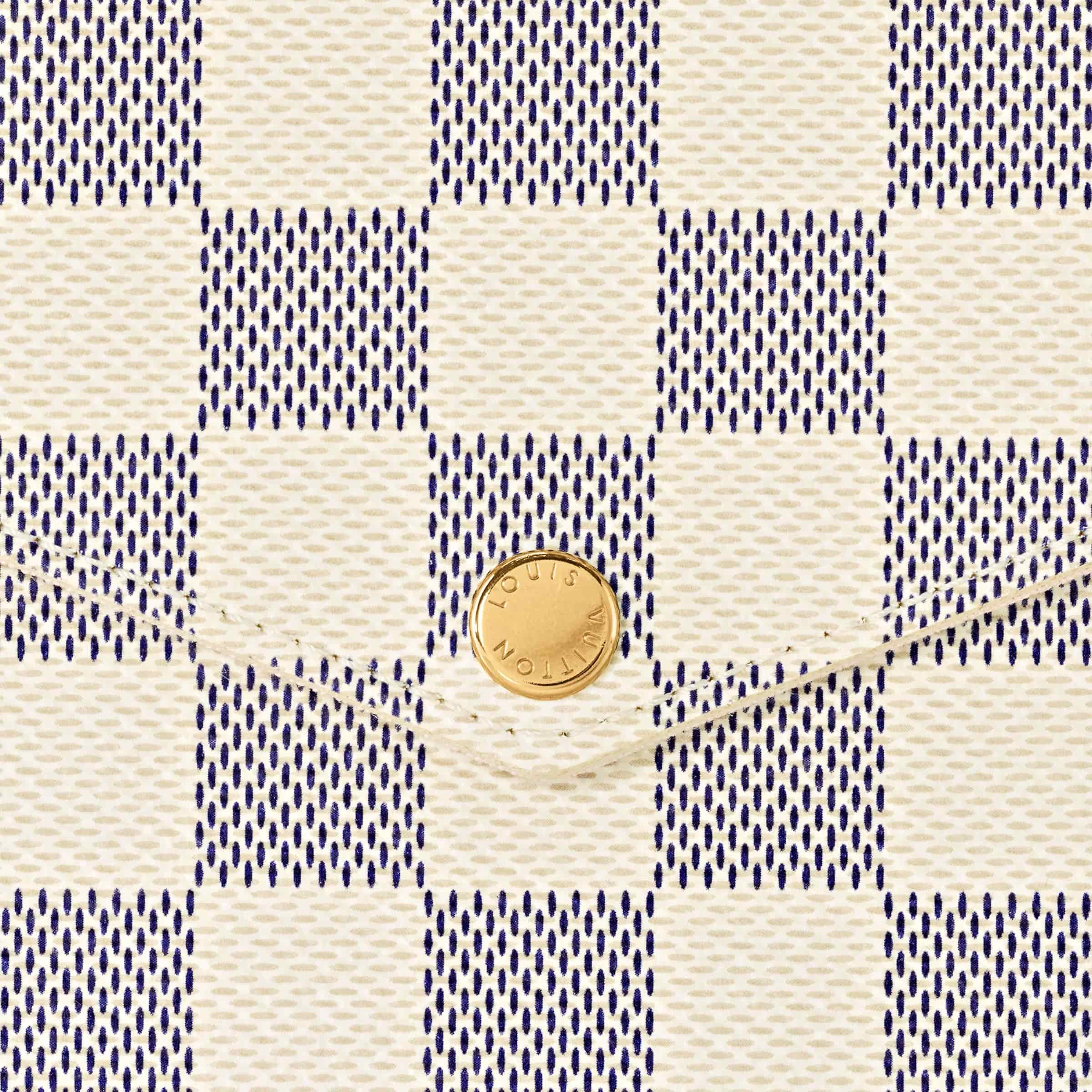 Túi đeo chéo LV nữ Louis Vuitton Félicie Pochette Damier Azur Canvas N40491 6