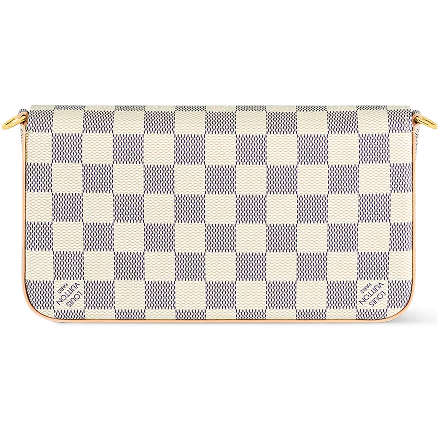Túi đeo chéo LV nữ Louis Vuitton Félicie Pochette Damier Azur Canvas N40491 10