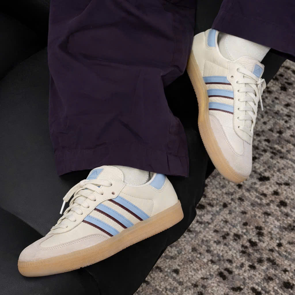 Giày thể thao Adidas Samba OG Shoes Wonder White Clear Sky JS5041 13
