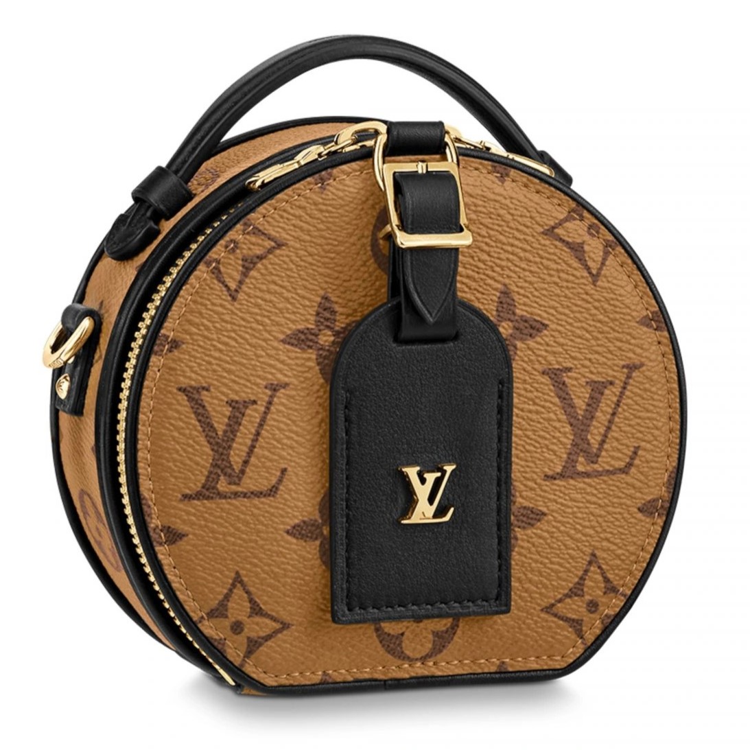 Túi xách tròn LV Louis Vuitton Mini Boite Chapeau Monogram Reverse M68276 1