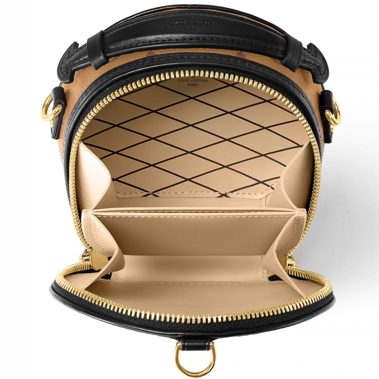 Túi xách tròn LV Louis Vuitton Mini Boite Chapeau Monogram Reverse M68276 2