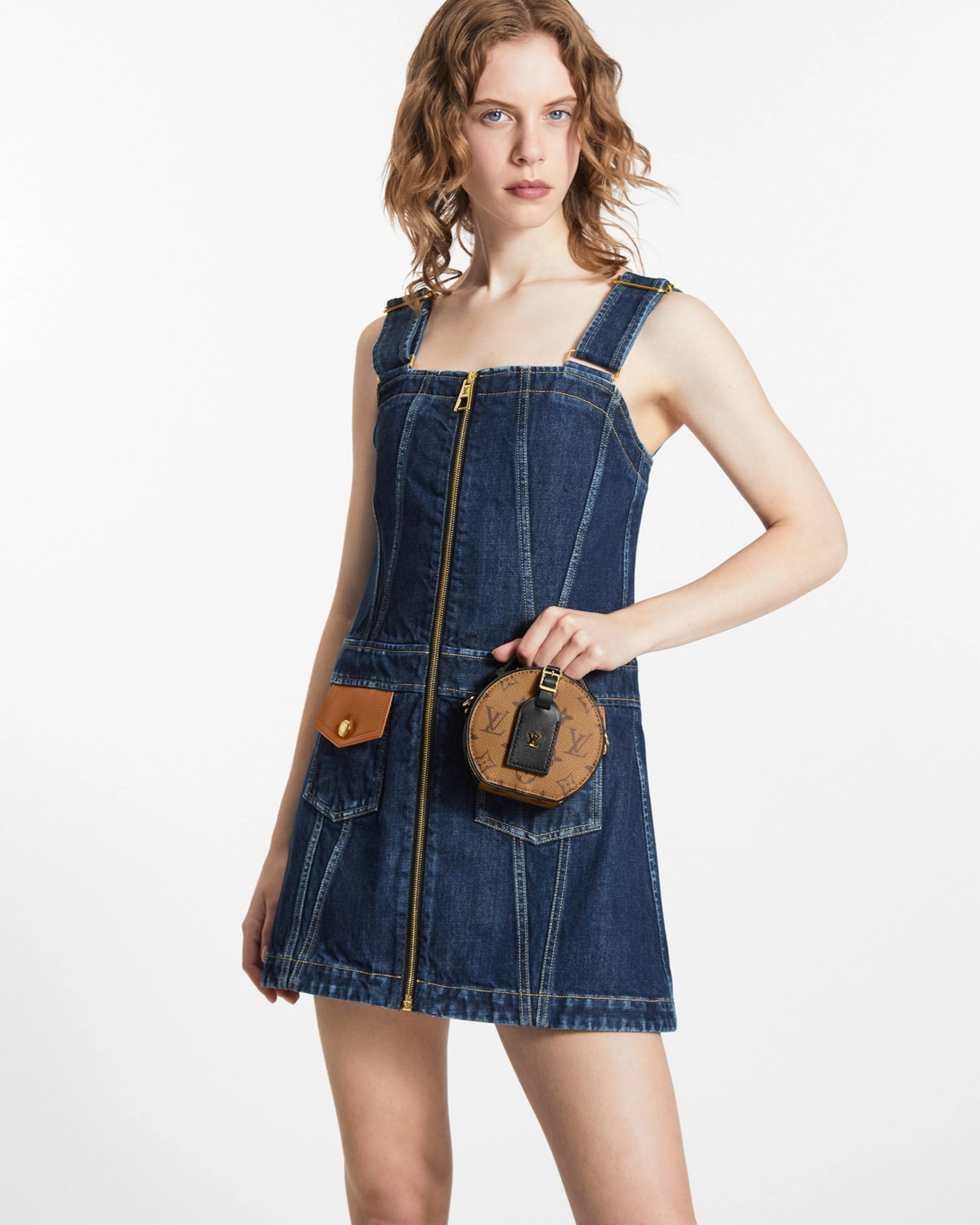 Túi xách tròn LV Louis Vuitton Mini Boite Chapeau Monogram Reverse M68276 7