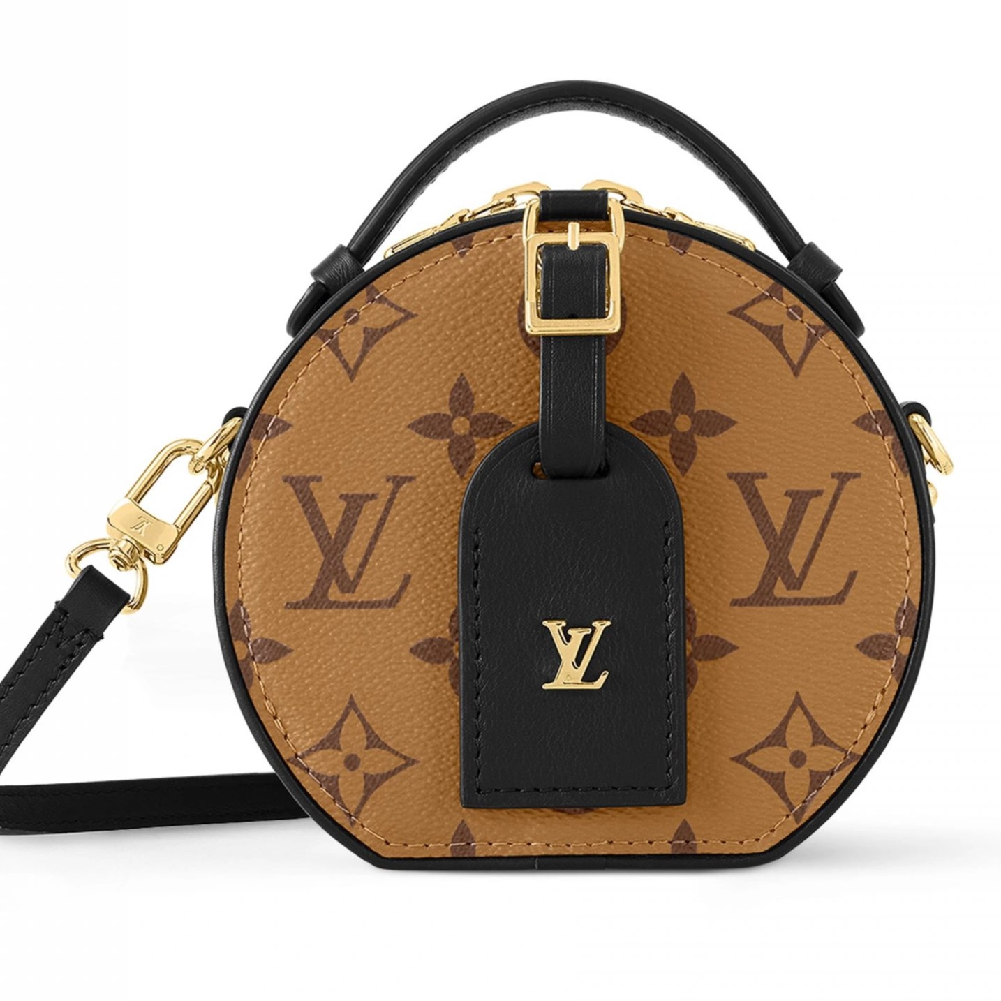 Túi xách tròn LV Louis Vuitton Mini Boite Chapeau Monogram Reverse M68276 8