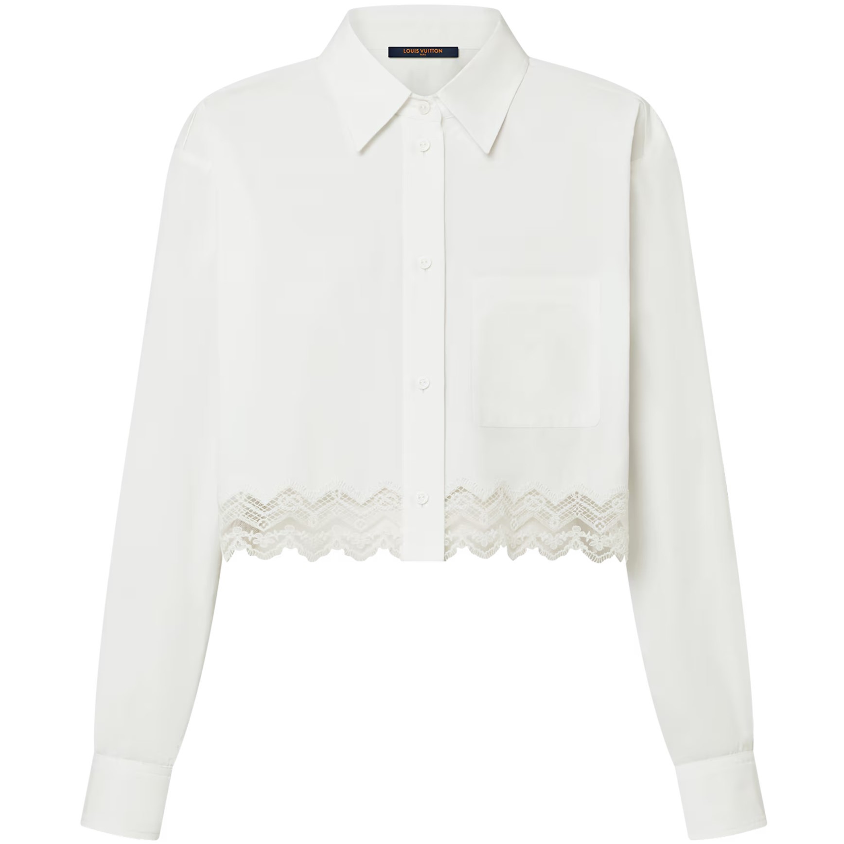 Áo sơ mi Louis Vuitton Lace Trim Shirt 1AHGWV 2