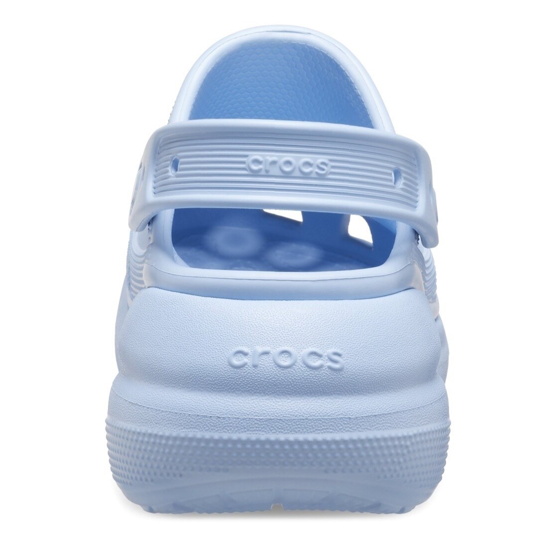 Giày đế cao Crocs Classic Crush Shimmer Clog Women Sandal Blue Calcite 9