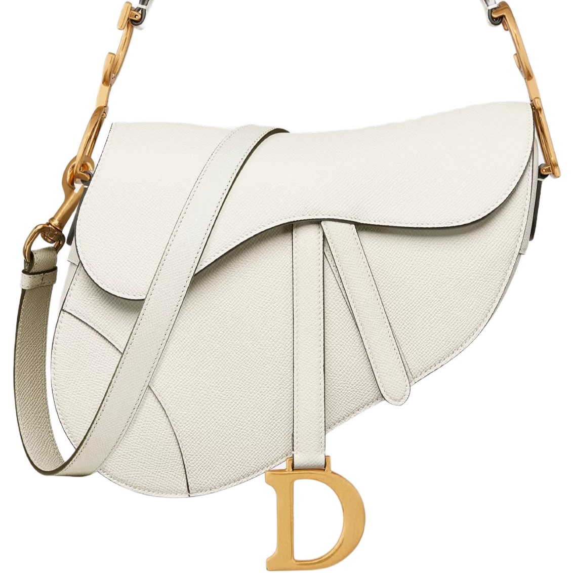 Túi xách Dior Yên Ngựa Saddle Bag With Shoulder Strap Latte Grained Calfskin 4
