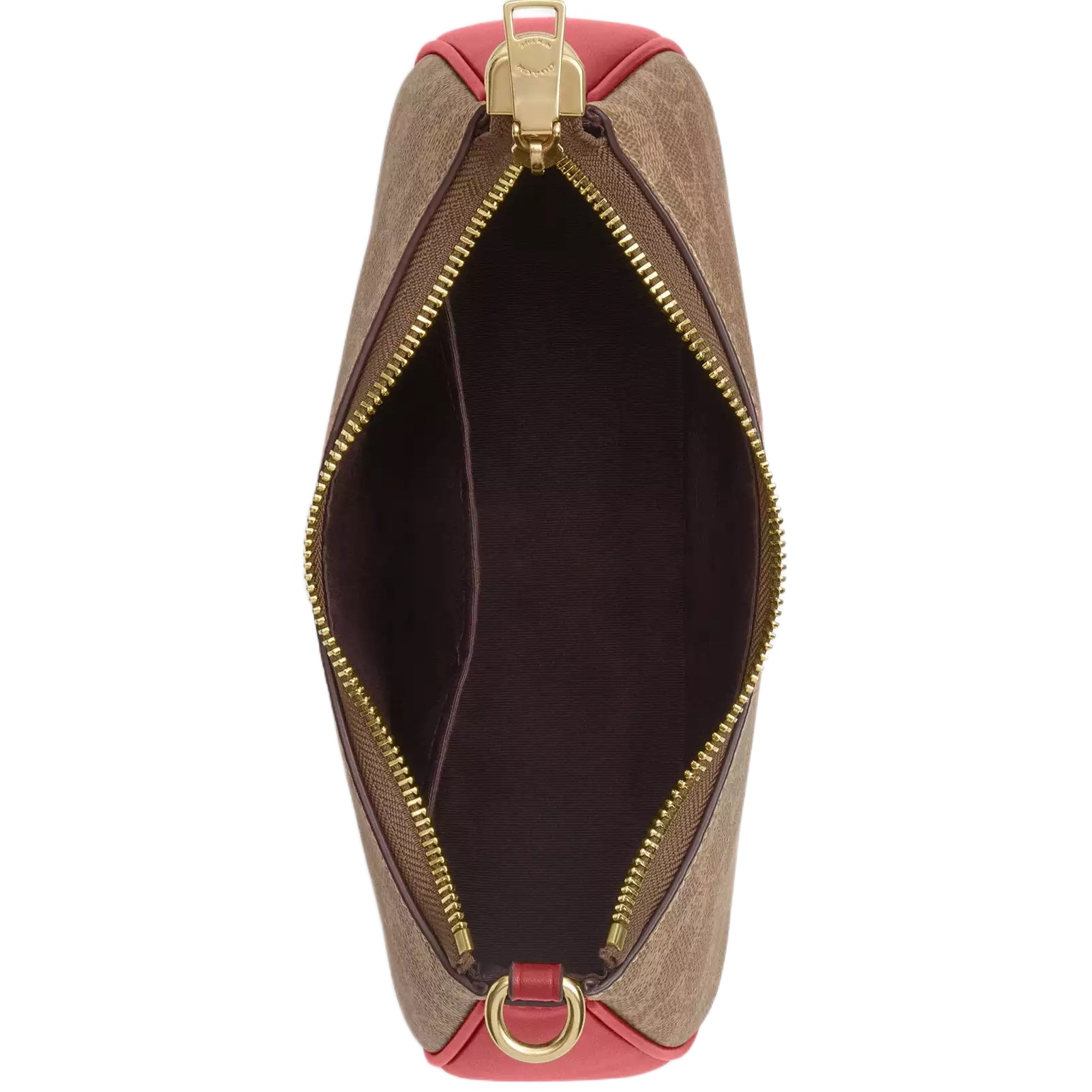 Túi đeo chéo Coach Teri Shoulder Bag In Signature Canvas With Stripe Tan Multi CAL81 10