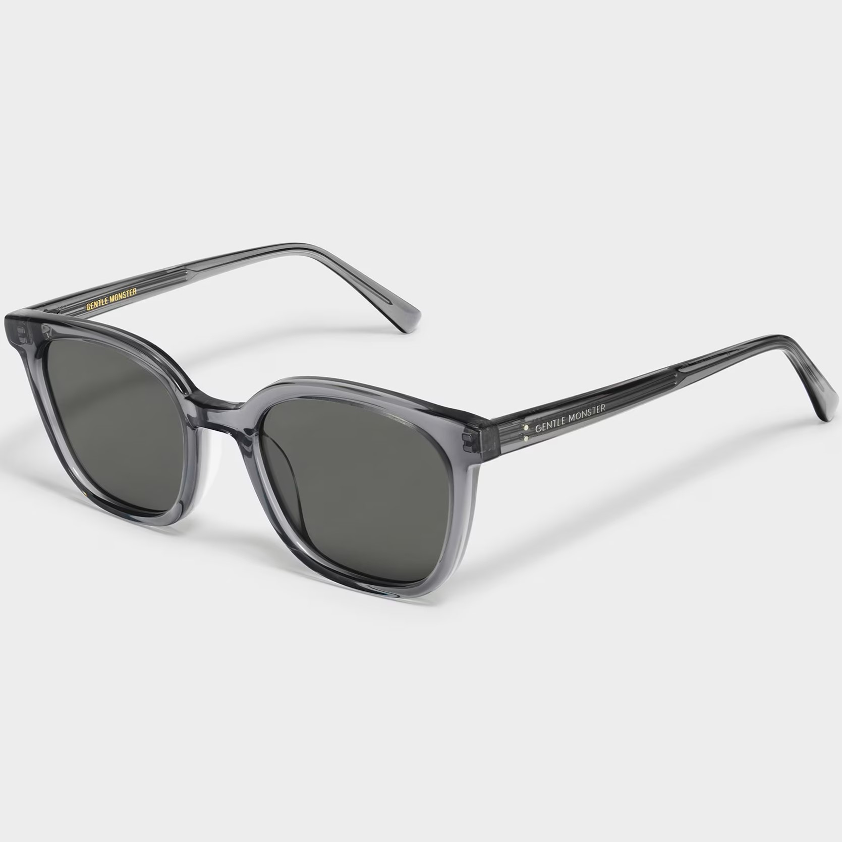 Kính mát GM Gentle Monster Tomy G1 Black Lenses Grey Square Acetate Frame 4