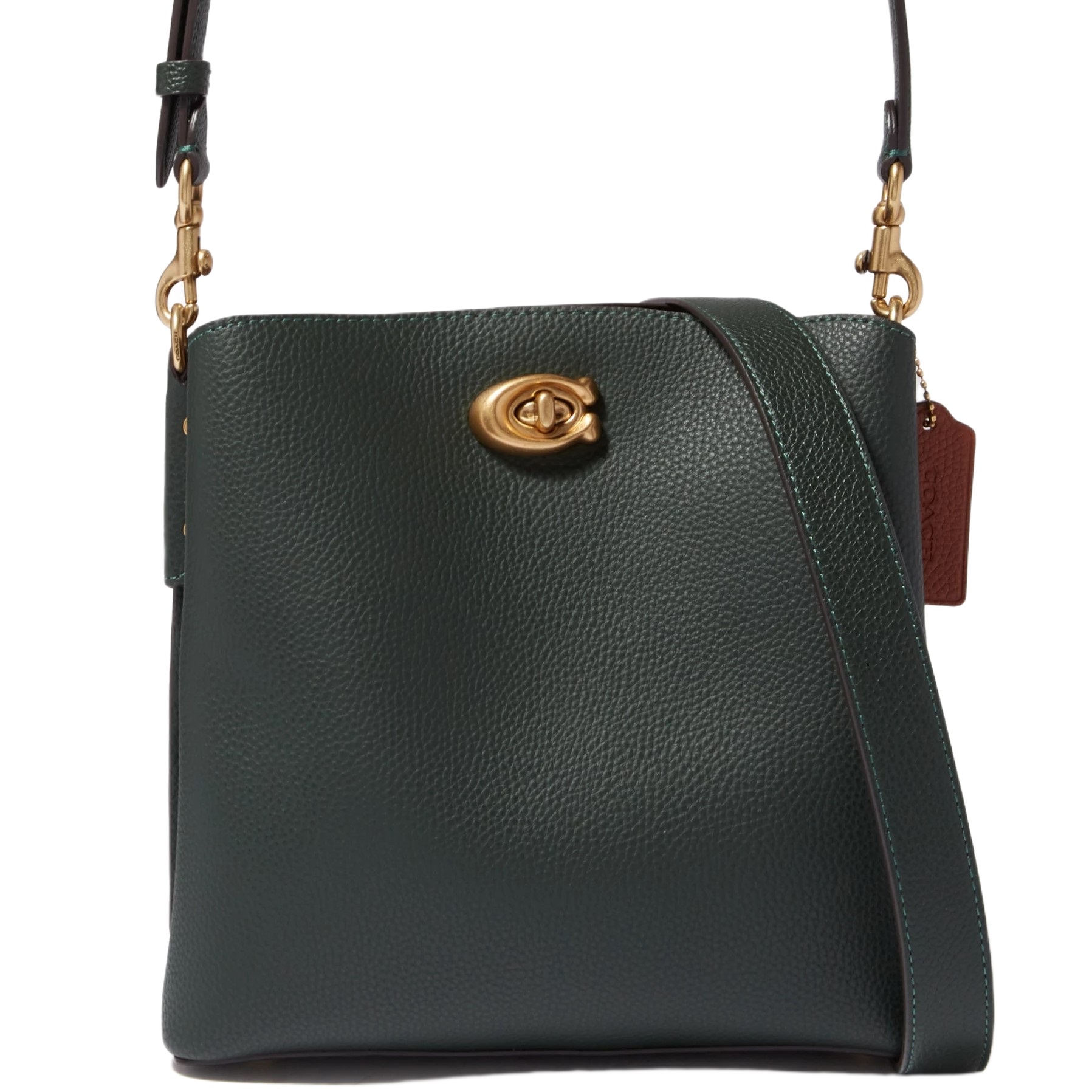 Túi đeo chéo Coach Willow Bucket Bag In Colorblock Amazon Green Multi C3766 4
