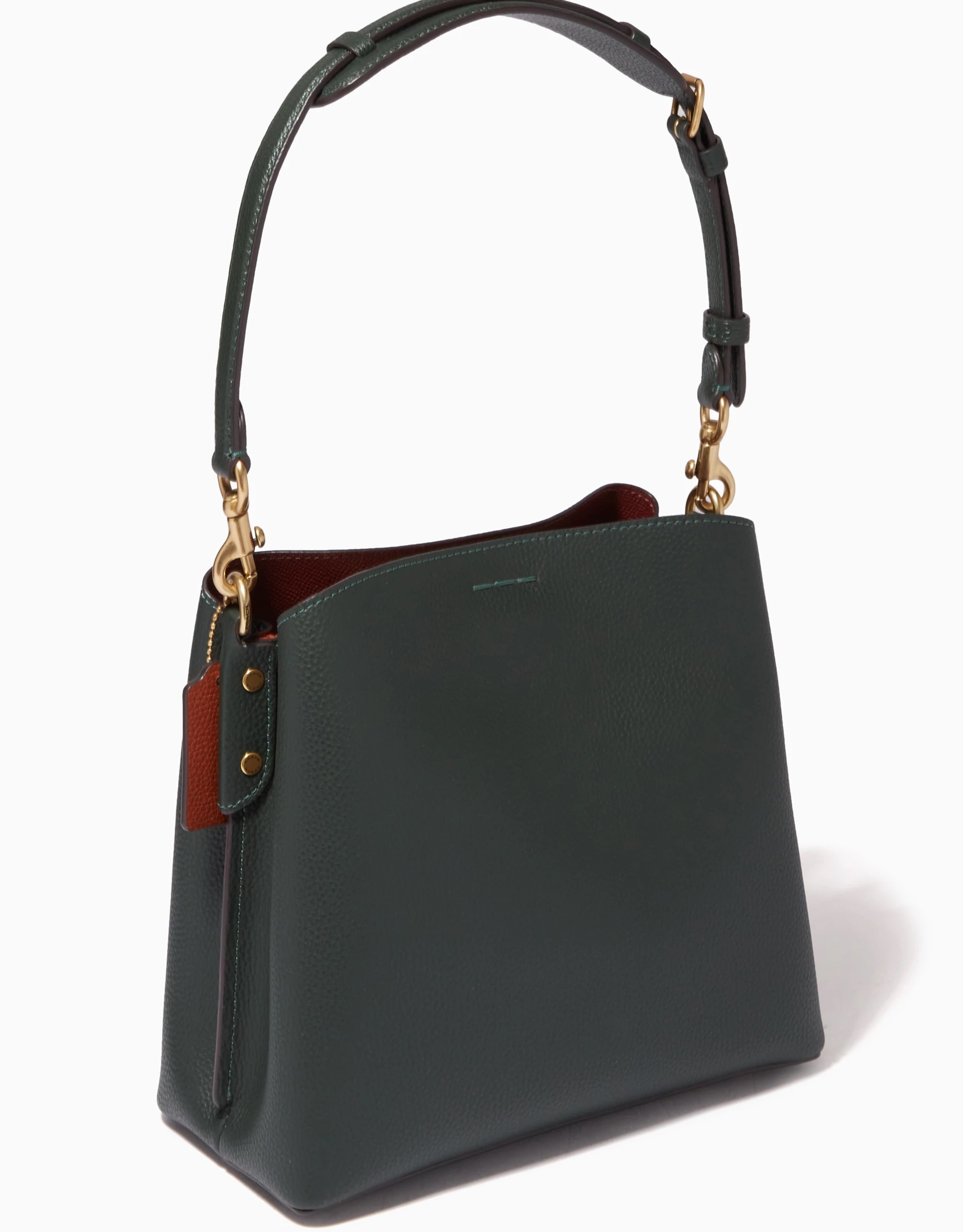 Túi đeo chéo Coach Willow Bucket Bag In Colorblock Amazon Green Multi C3766 7