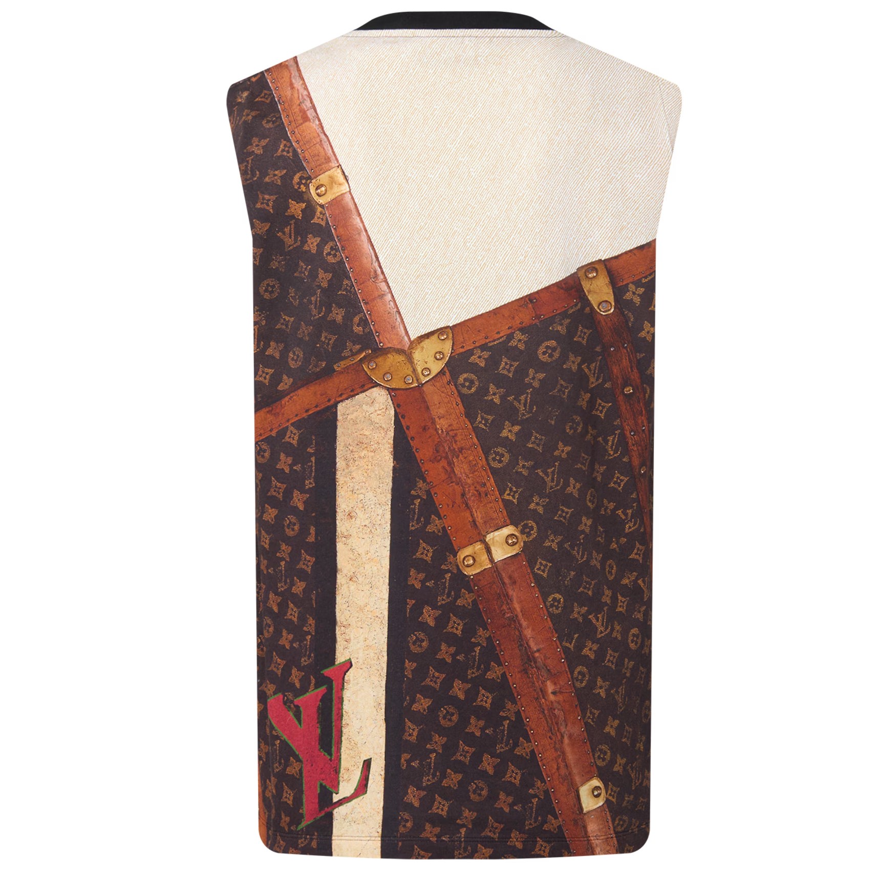 Áo đầm suông Louis Vuitton Sleeveless LV Trunk T-Shirt 1AGHCH 3