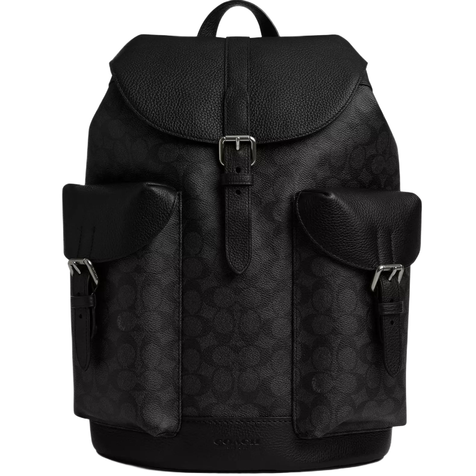 Ba lô Coach Warner Signature Canvas Backpack Charcoal Black CW211 3
